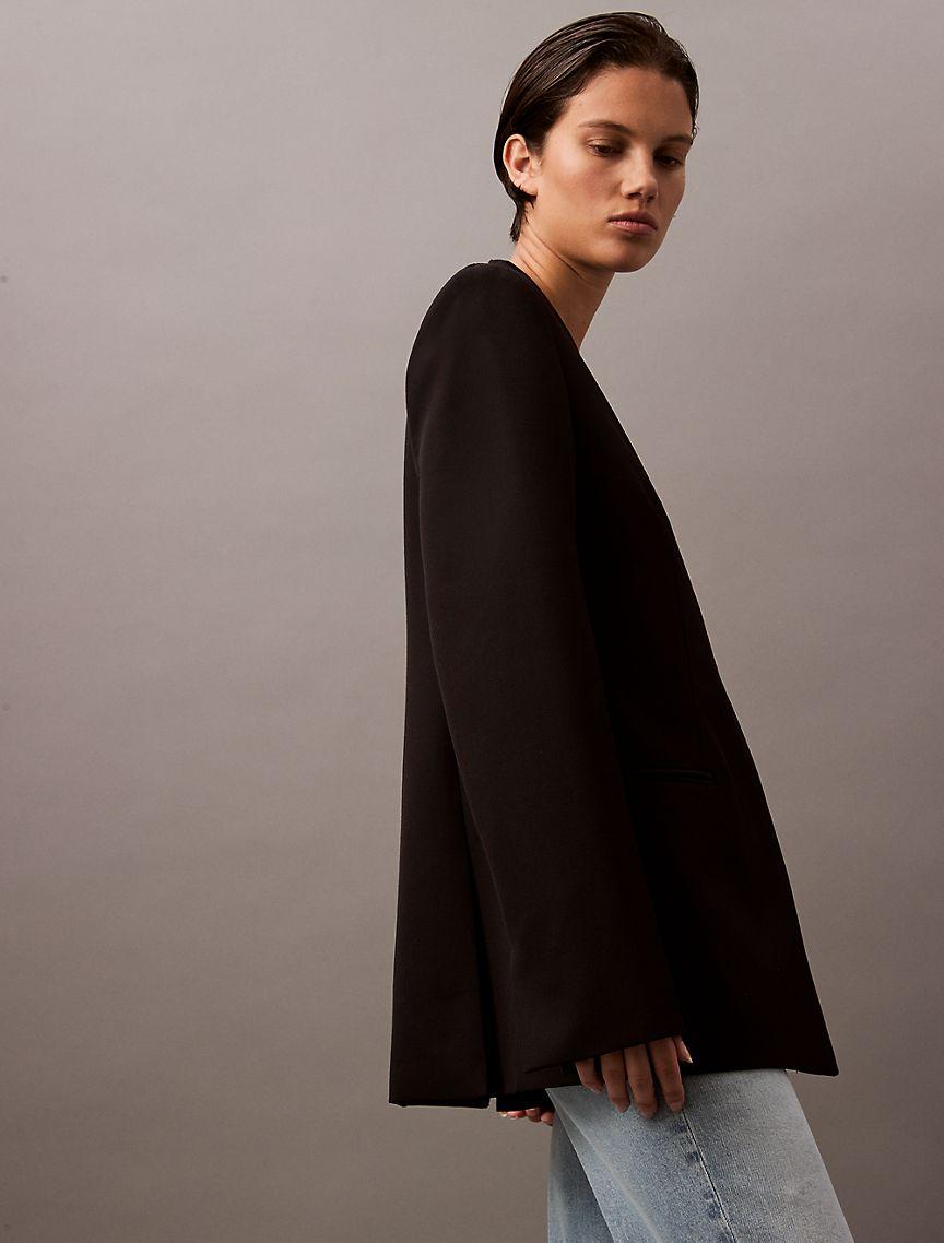 Classic Crepe Blazer Product Image