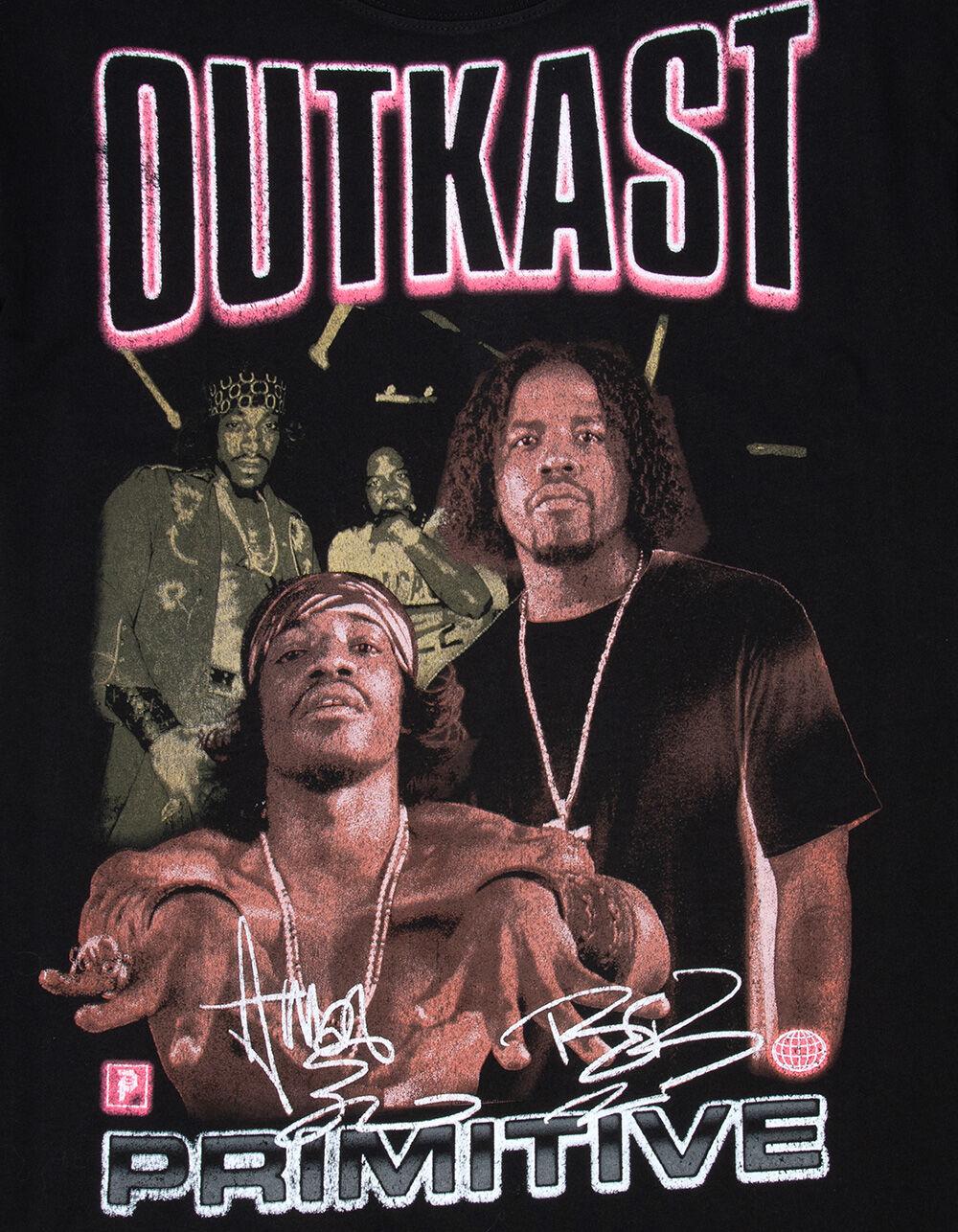 PRIMITIVE x Outkast Headline Mens Tee - BLACK Product Image