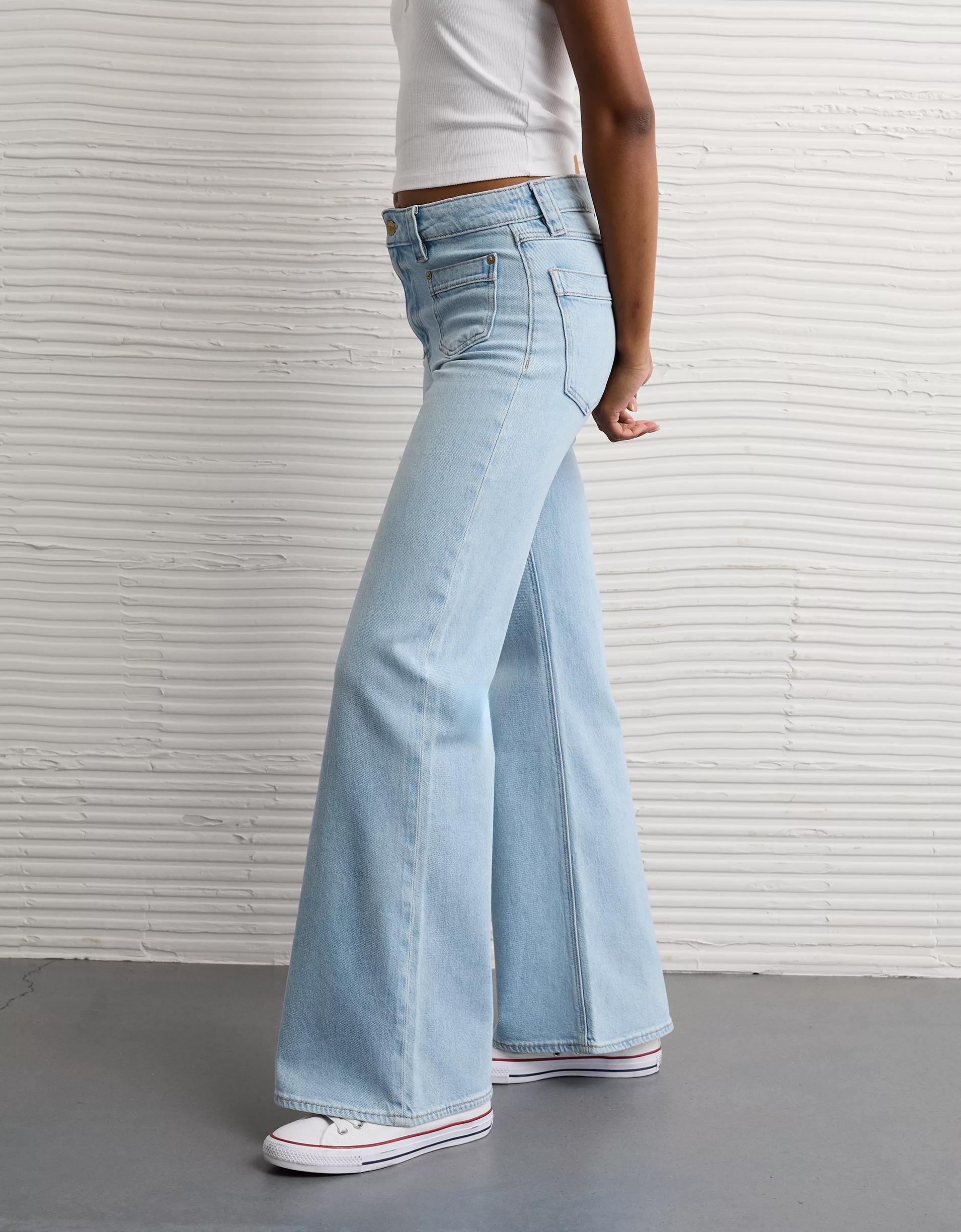 AE Stretch High-Waisted Flare Jean Product Image