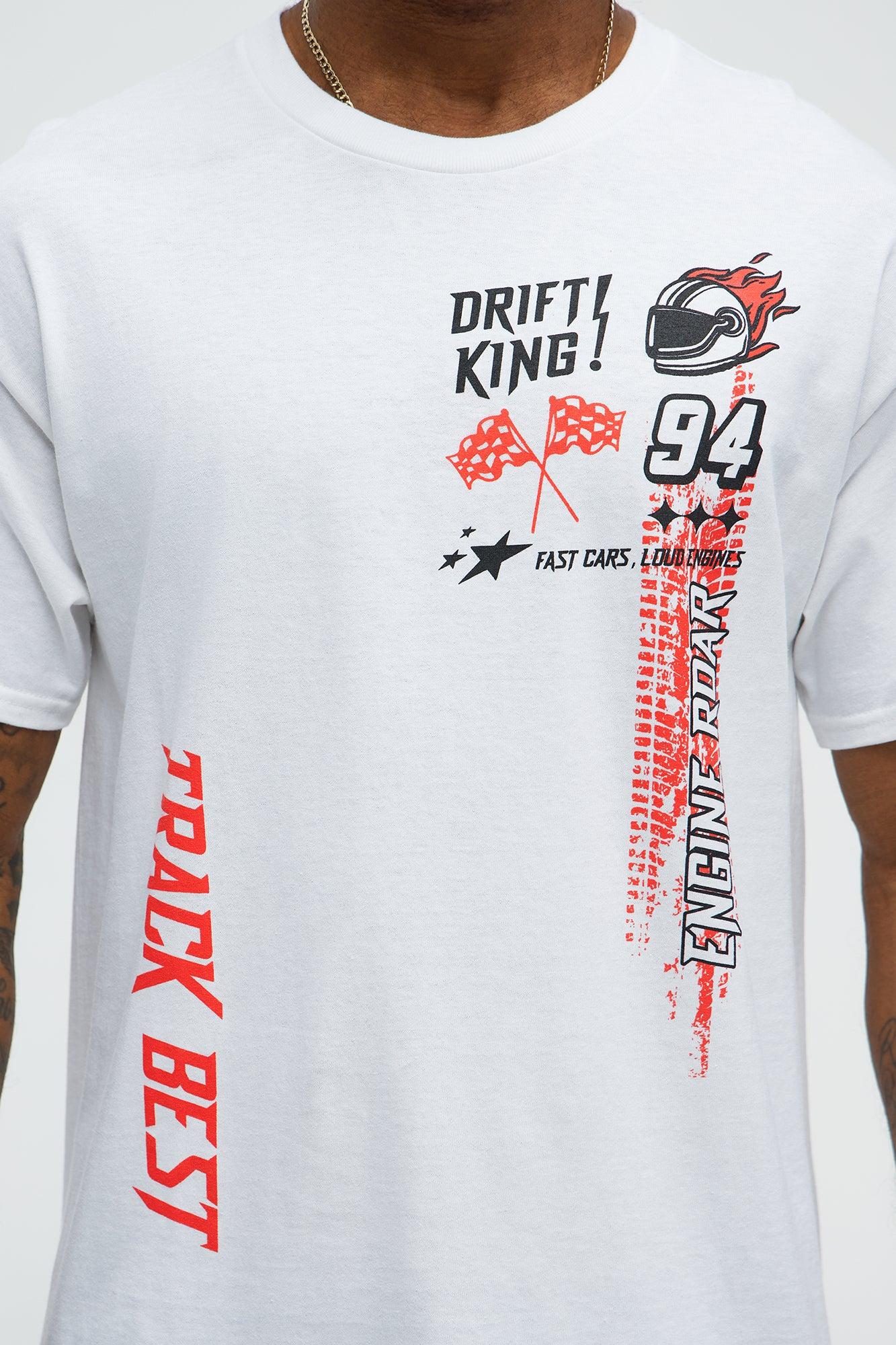 Speed Demon Short Sleeve Tee - White Product Image