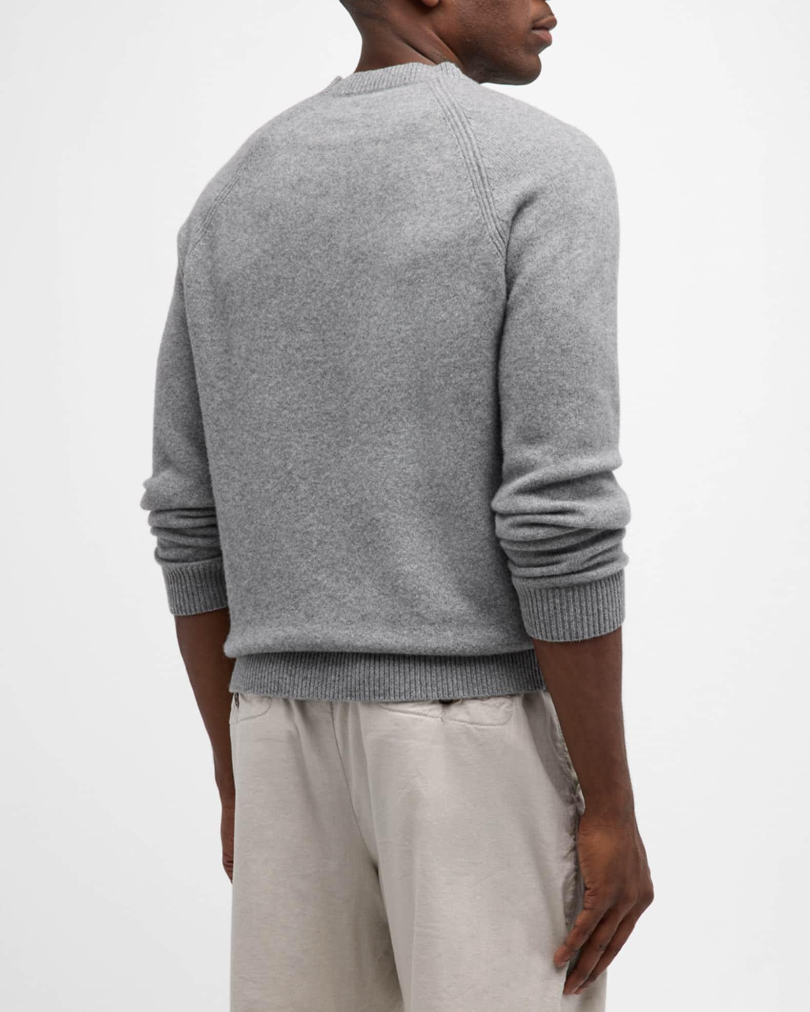 Mens Briard Wool and Cashmere Crewneck Sweater Product Image