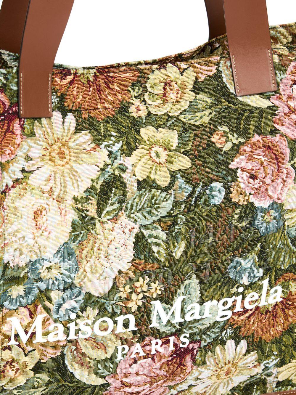 large floral-print tote bag Product Image