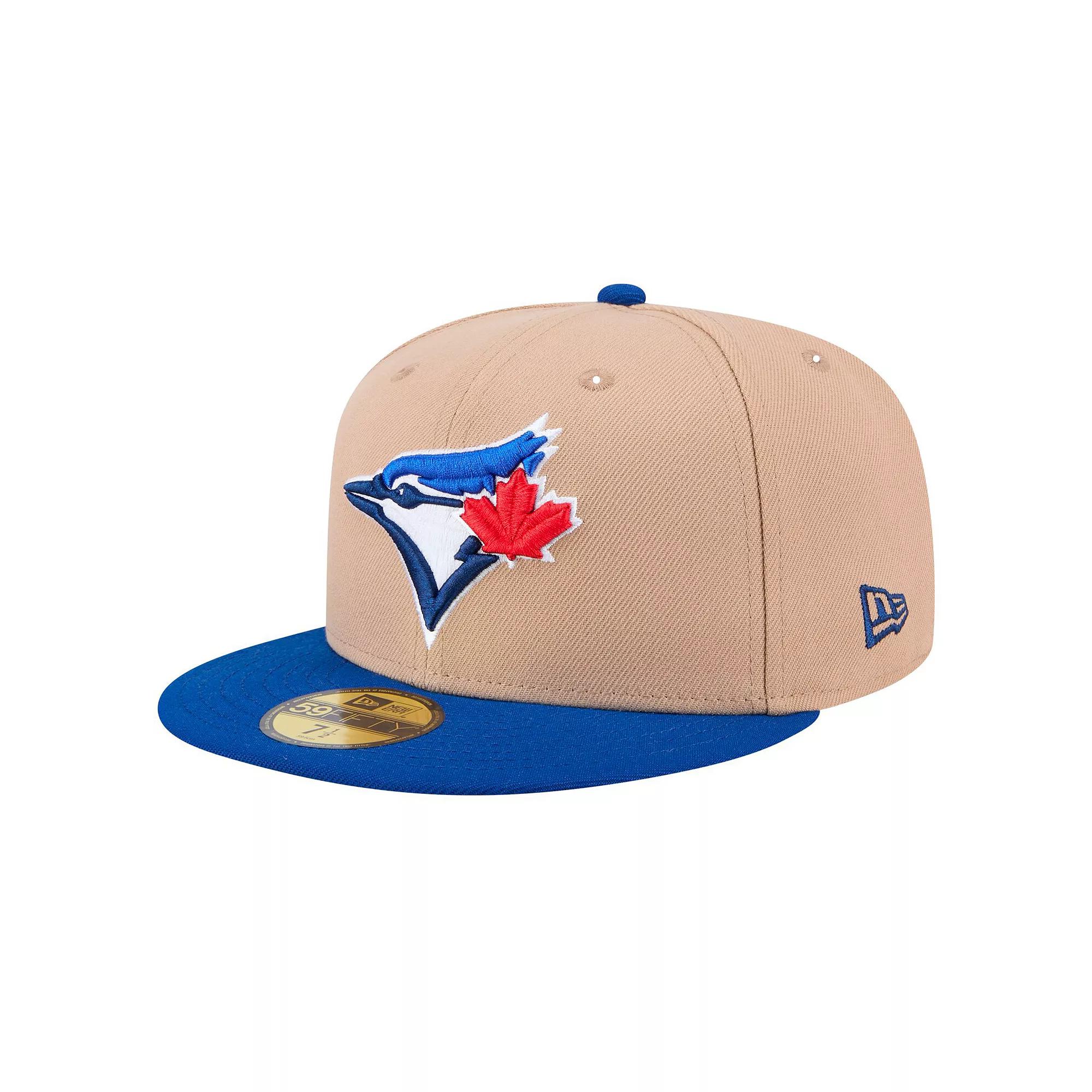Men's New Era Khaki Toronto Blue Jays 59FIFTY Fitted Hat, Size: 7 3/4, Jay Beig K Product Image