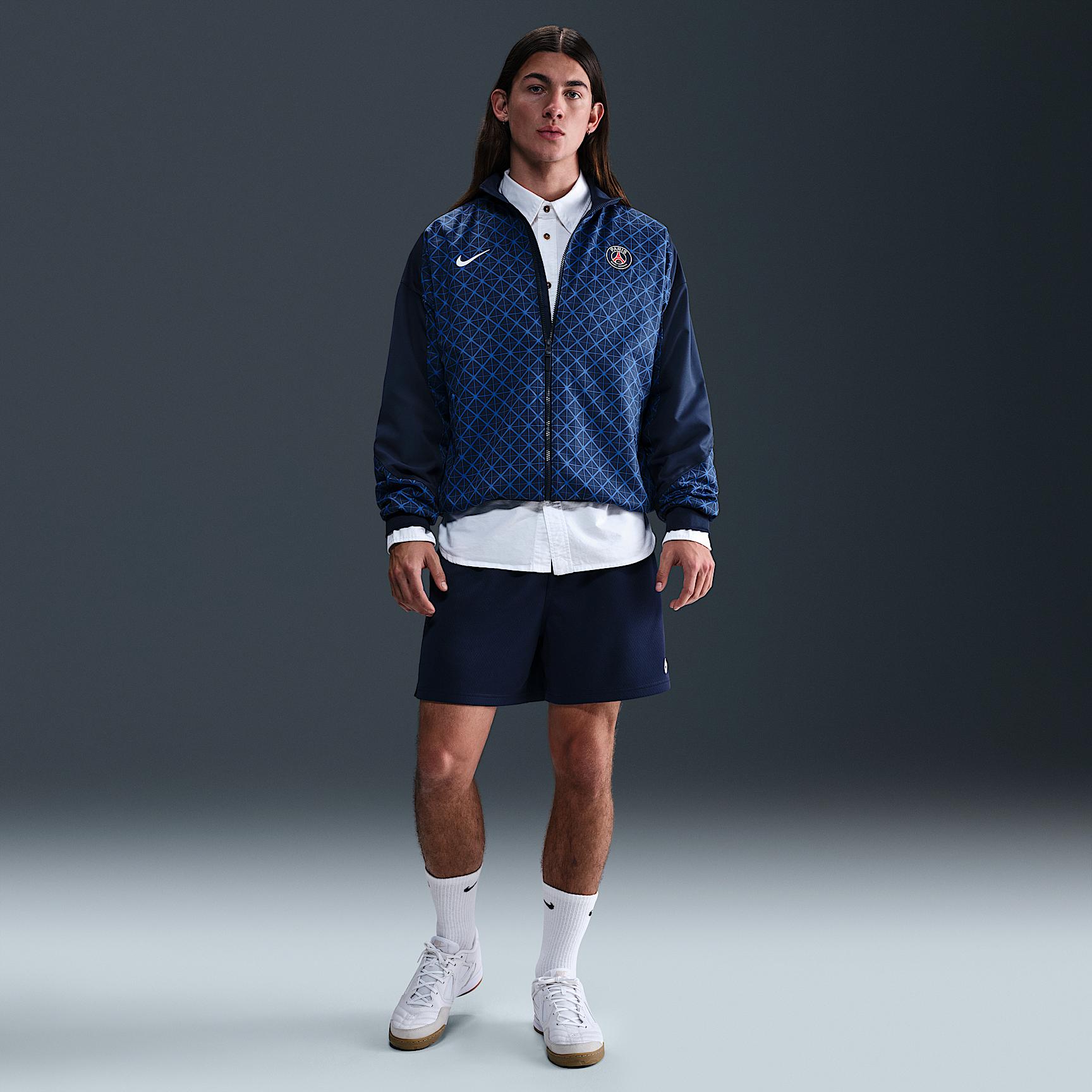 Paris Saint-Germain Strike Home Nike Mens Dri-FIT Soccer Anthem Jacket | HJ6399-410 Product Image