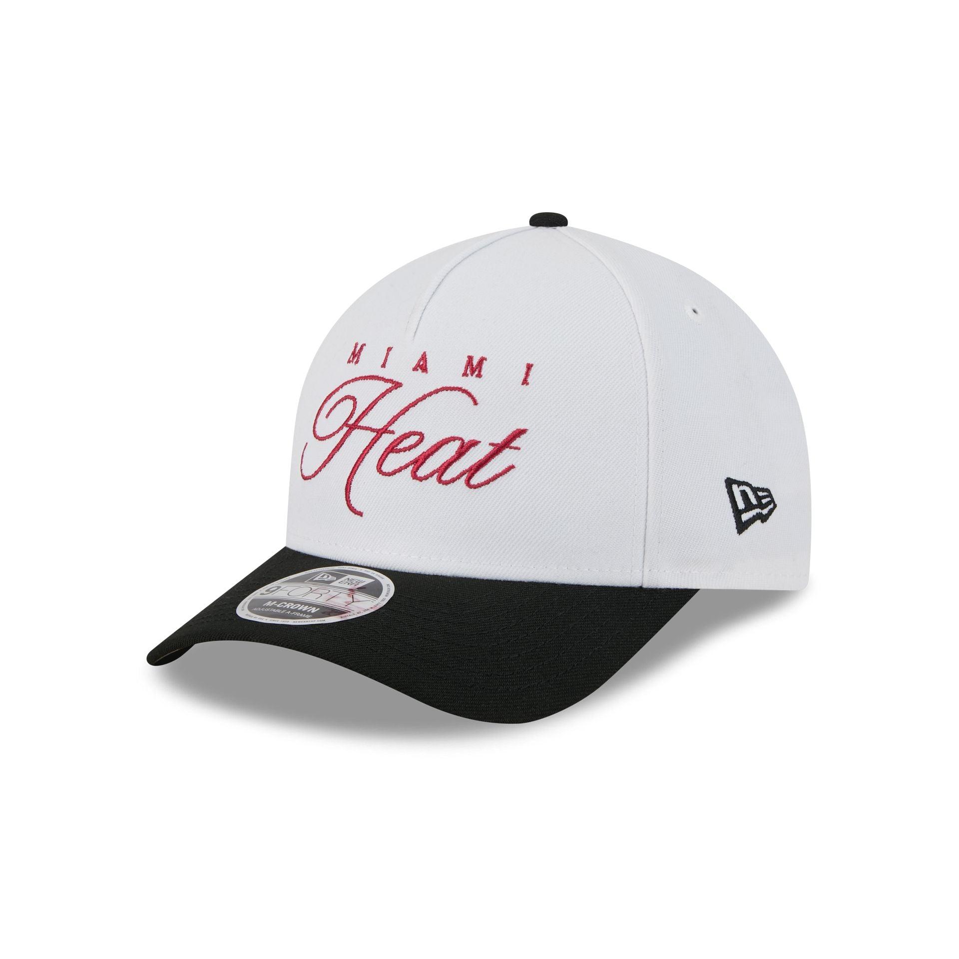 Miami Heat 2025 Draft 9FORTY M-Crown A-Frame Snapback Hat Male Product Image
