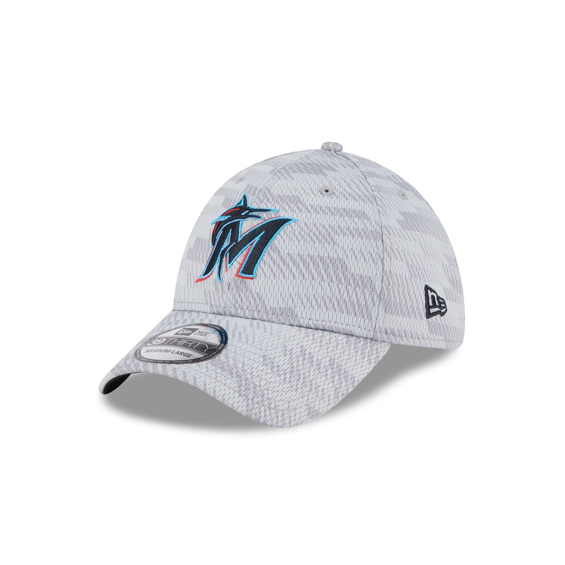 Miami Marlins 2025 Clubhouse Gray 39THIRTY Stretch Fit Male Product Image