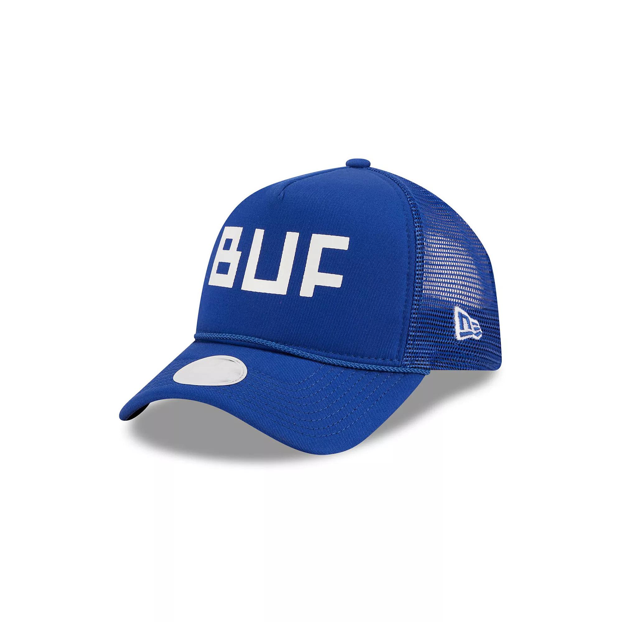 Women's New Era Royal Buffalo Bills McGee Trucker 9FORTY Adjustable Hat, Blue Product Image