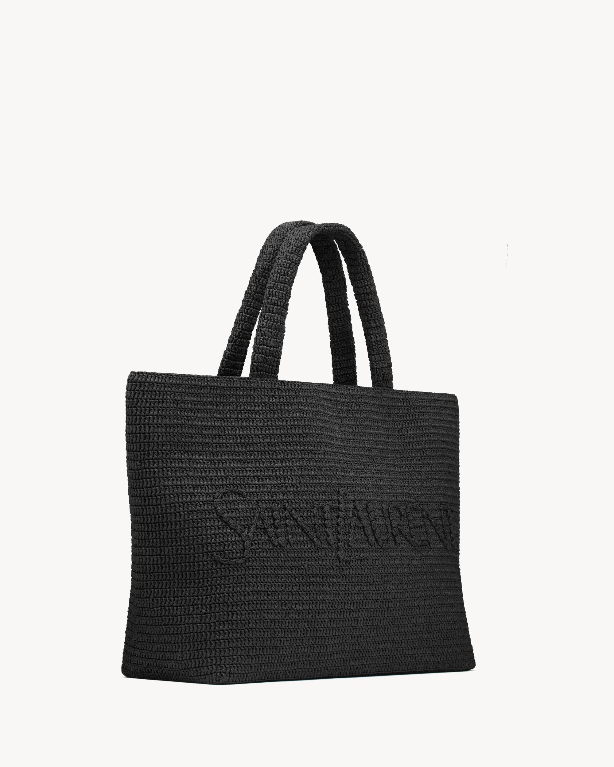 SAINT LAURENT TOTE IN RAFFIA Product Image