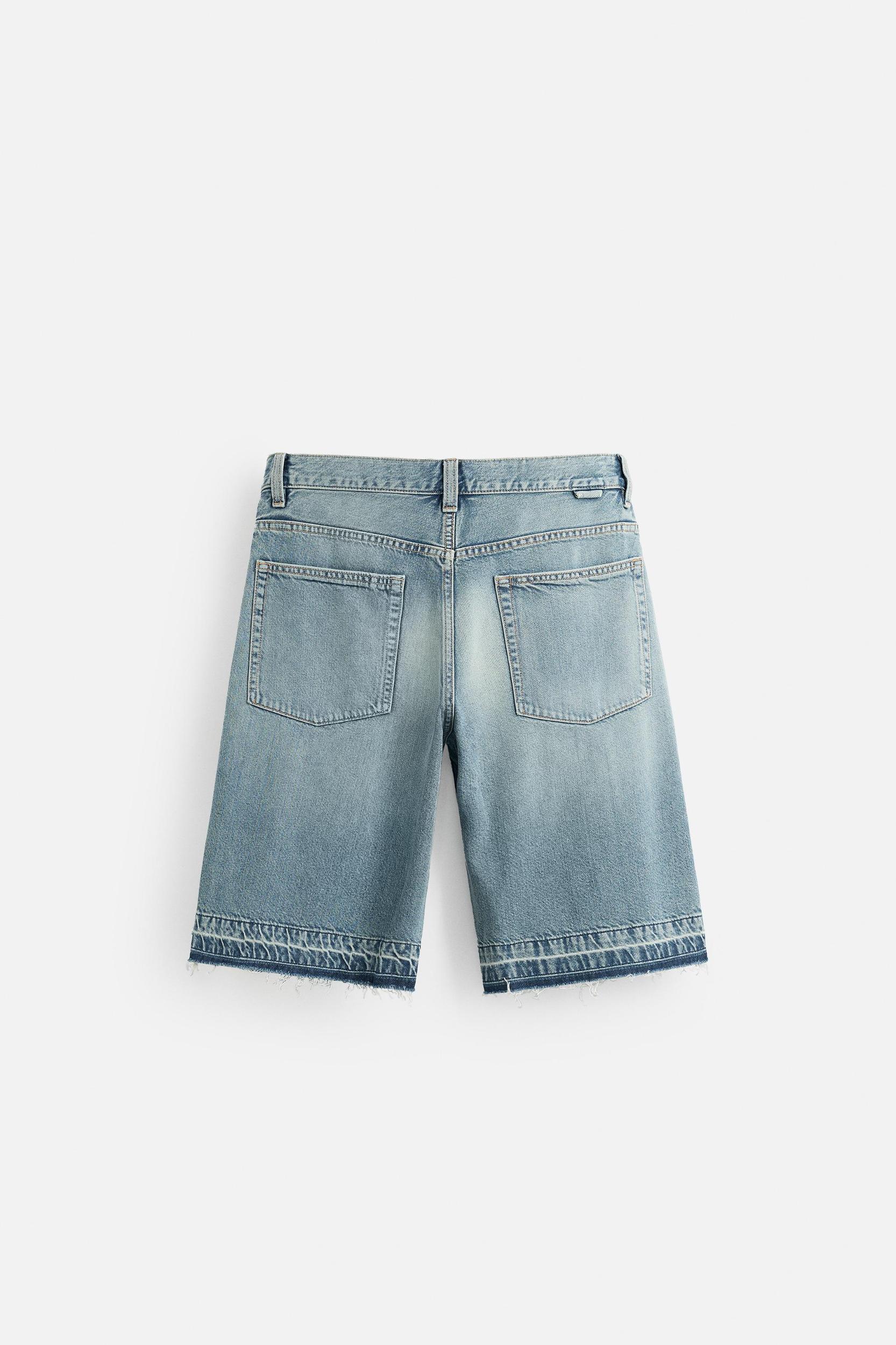 BAGGY FIT DENIM SHORTS Product Image