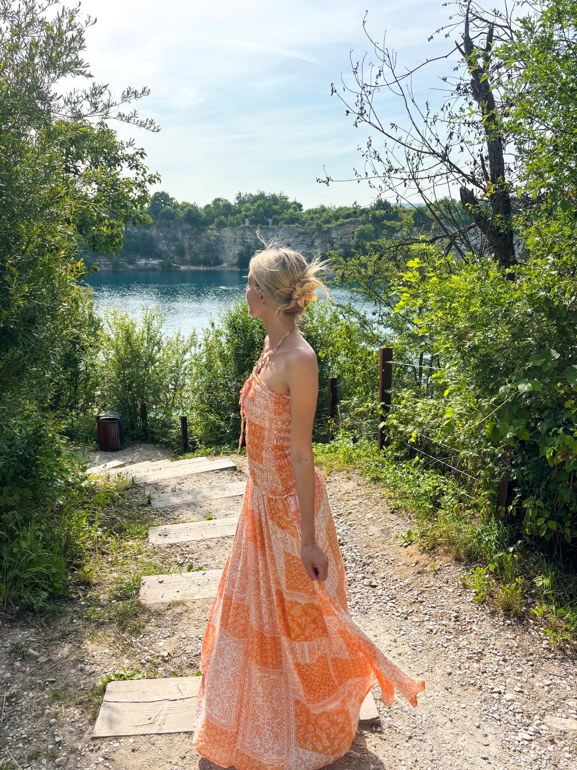 Ibiza Sunkissed Patchwork Maxi Dress Product Image