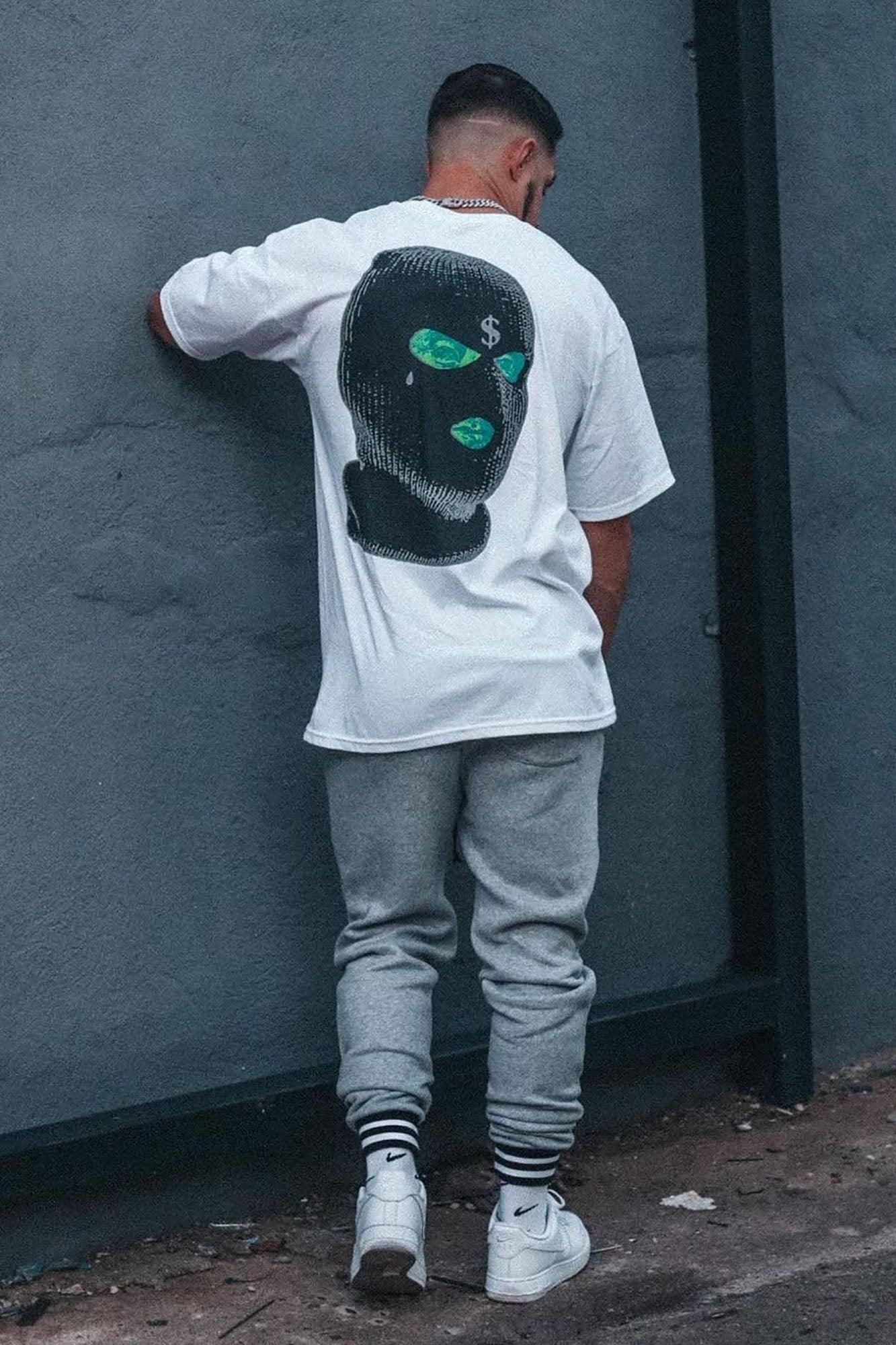 Dirty Money Short Sleeve Tee - White Product Image