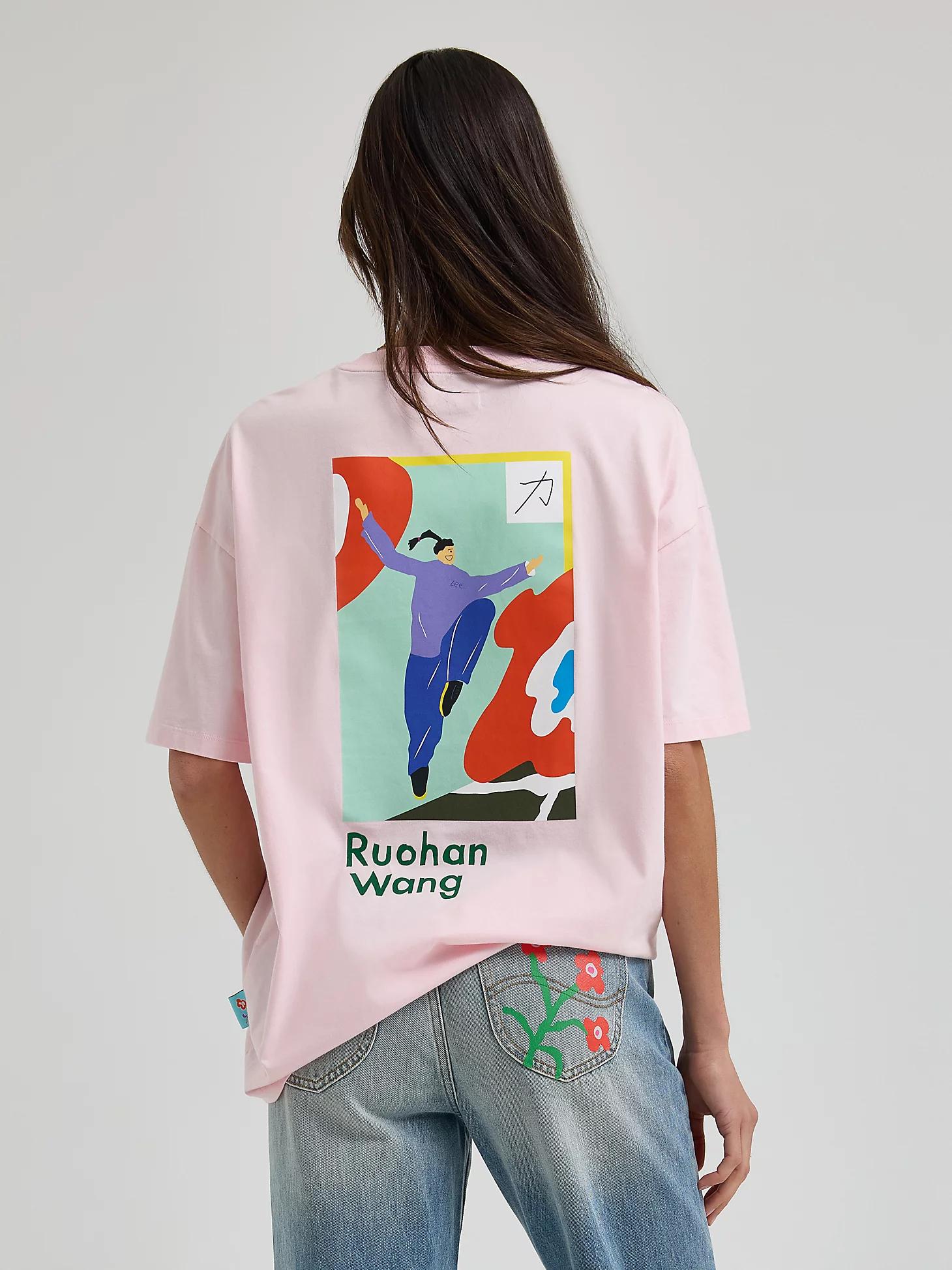 Women's Lee® x Ruohan Wang Oversized Graphic Tee | Women's Tops & Tees | Lee® Product Image