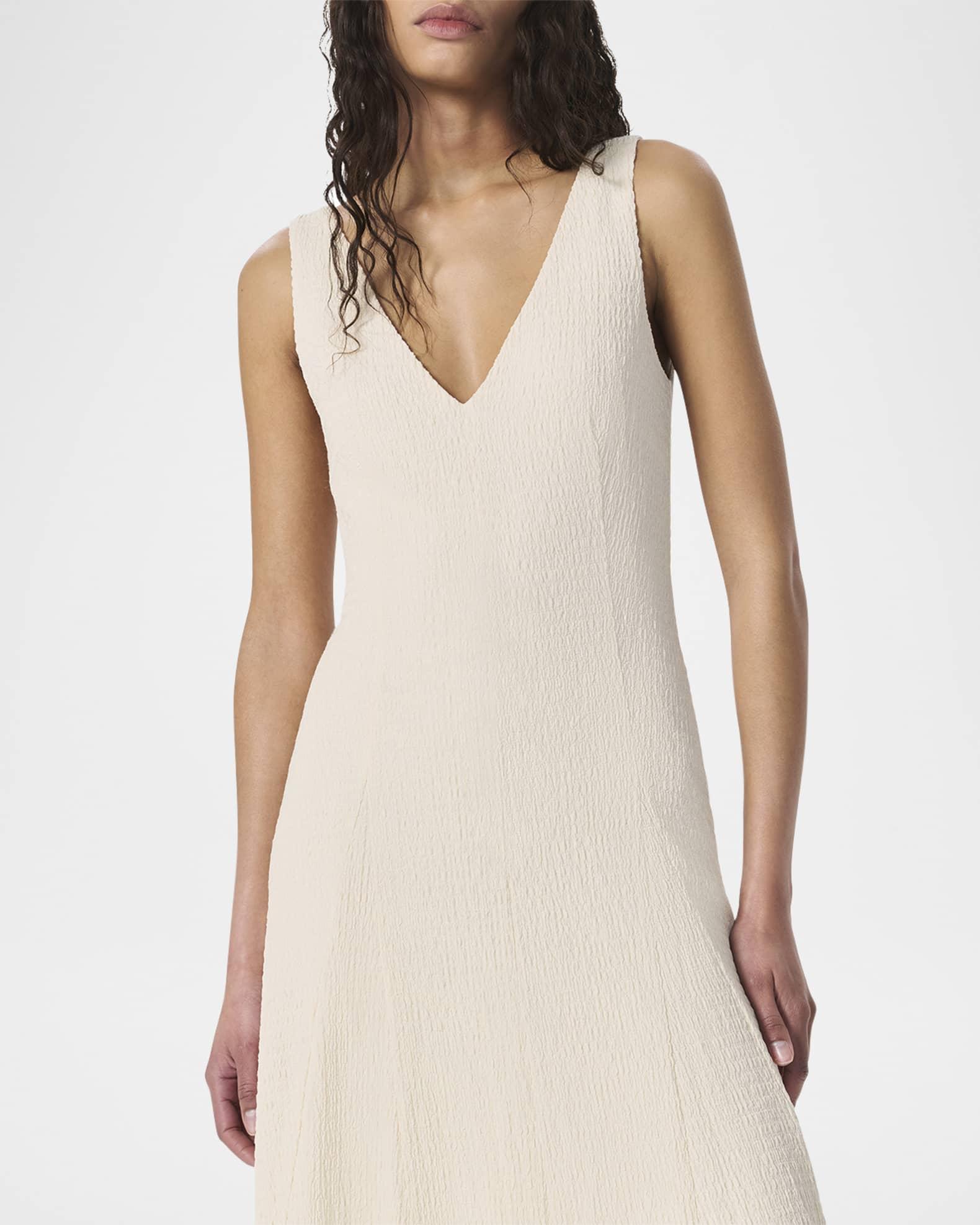 Lou V-Neck Midi Dress Product Image