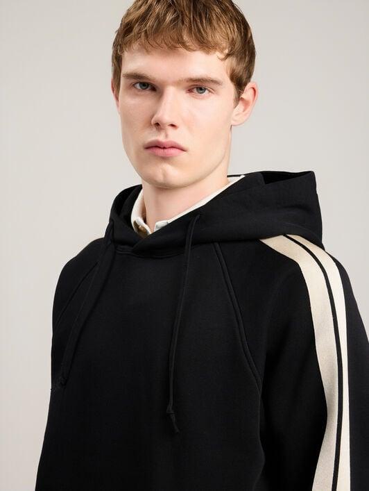 Back Curved Logo Track Hoodie Product Image