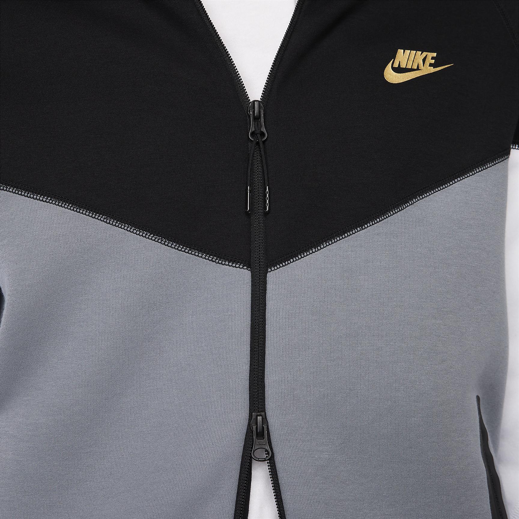 Mens Nike Sportswear Tech Fleece Windrunner Full-Zip Hoodie | FZ4709-011 Product Image