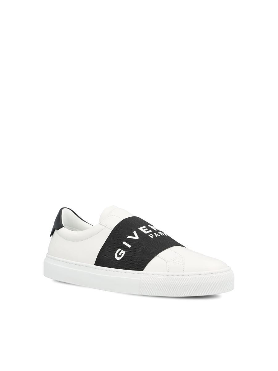 GIVENCHY Urban Street Sneakers In Leather With Elastic Band In Multi Product Image