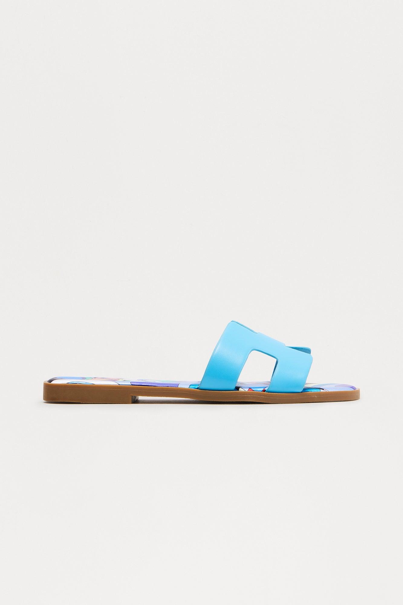 Blitz Slip On Sandals - Blue Product Image