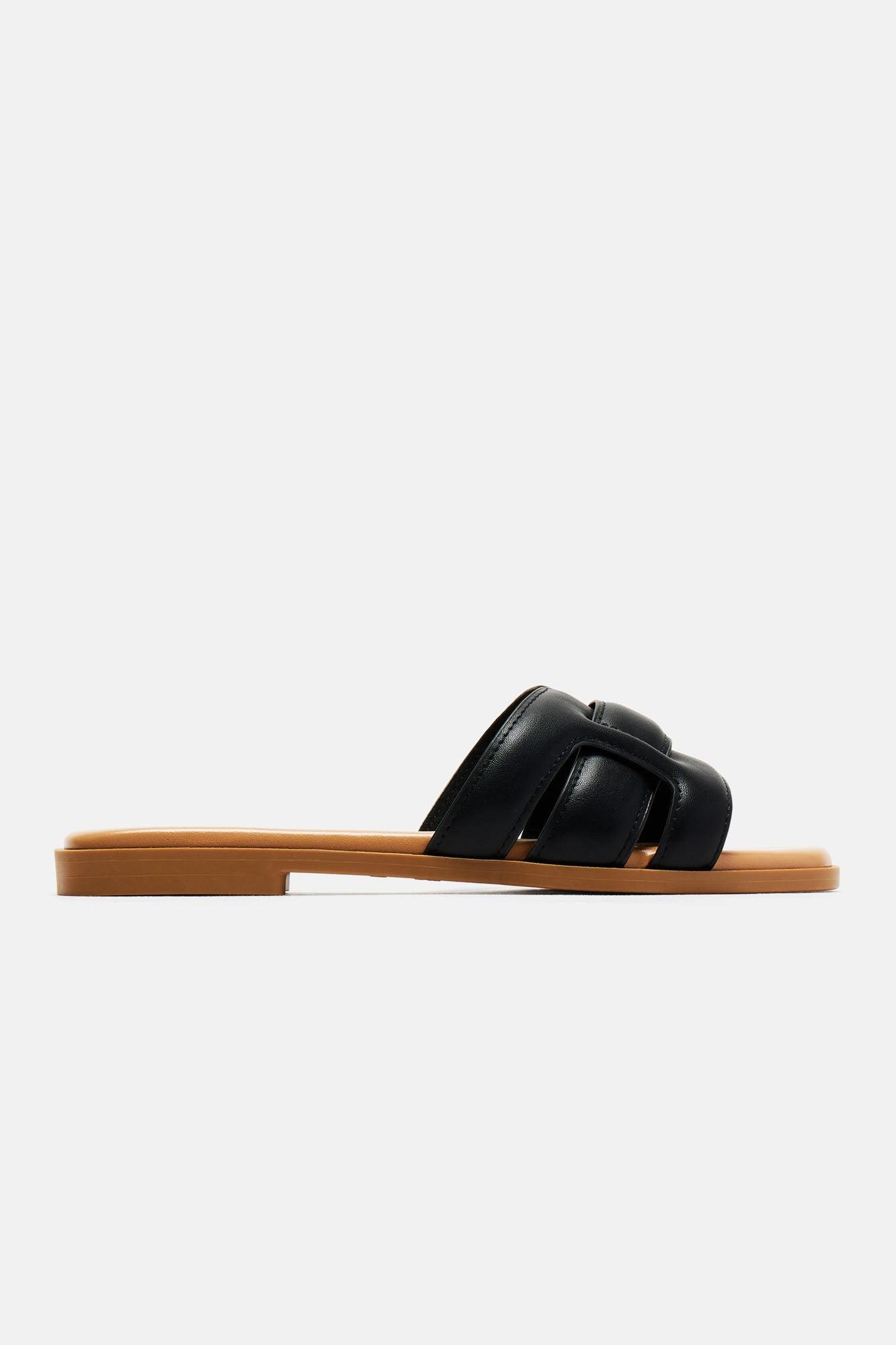 Reagen Flat Sandals - Black Product Image