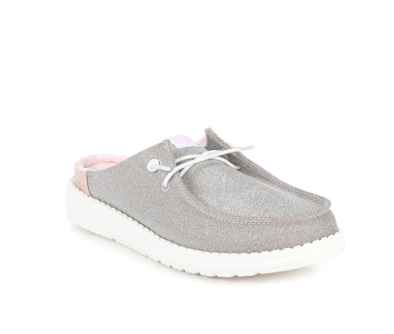Women's HEYDUDE Wendy Slip Metallic Sparkle Casual Shoes Product Image