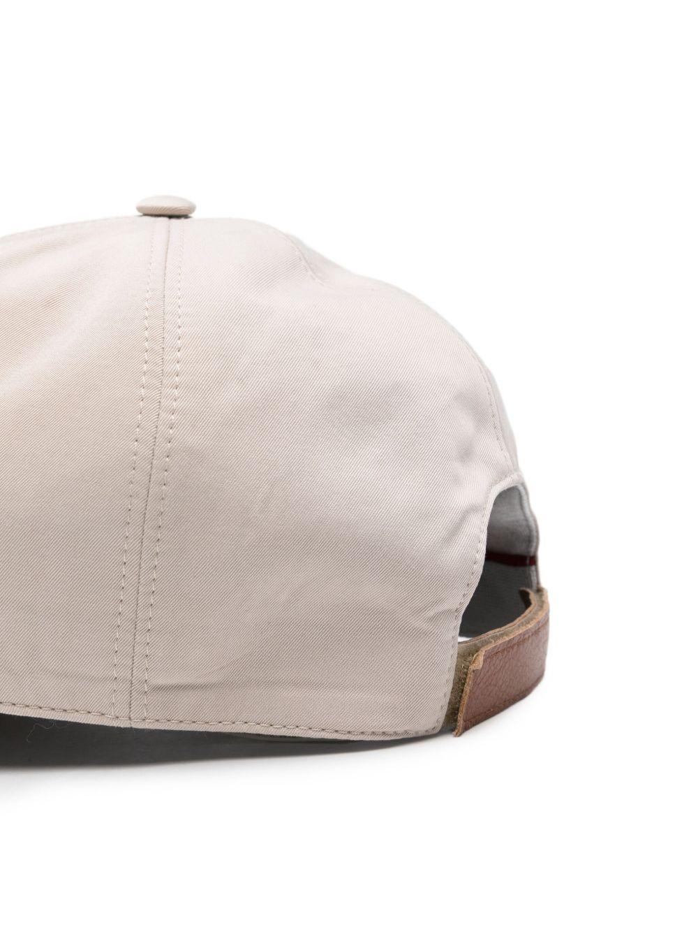 leather-peak baseball cap Product Image