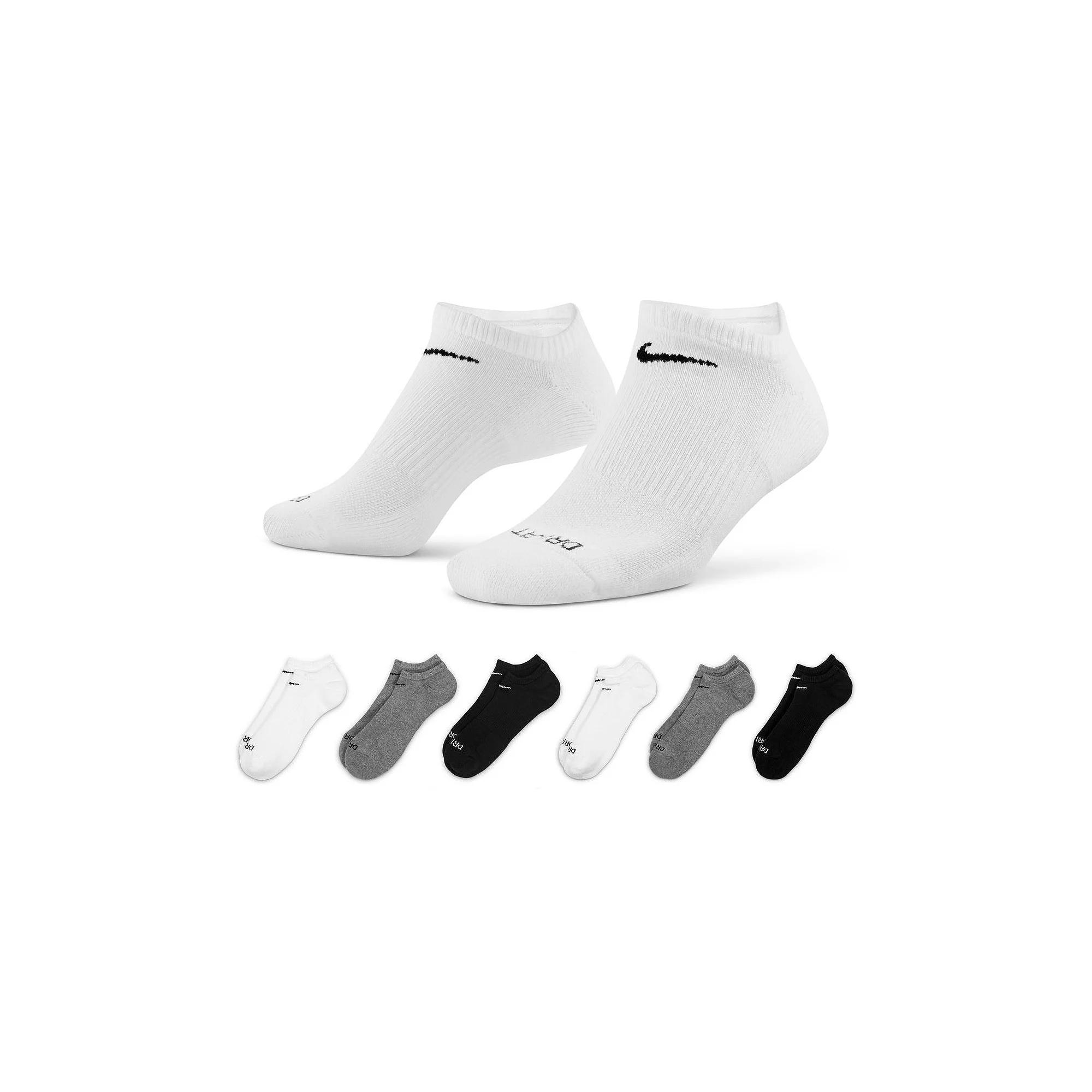 Men's Nike 6-pack Everyday Plus Cushion No-Show Training Socks,  Product Image