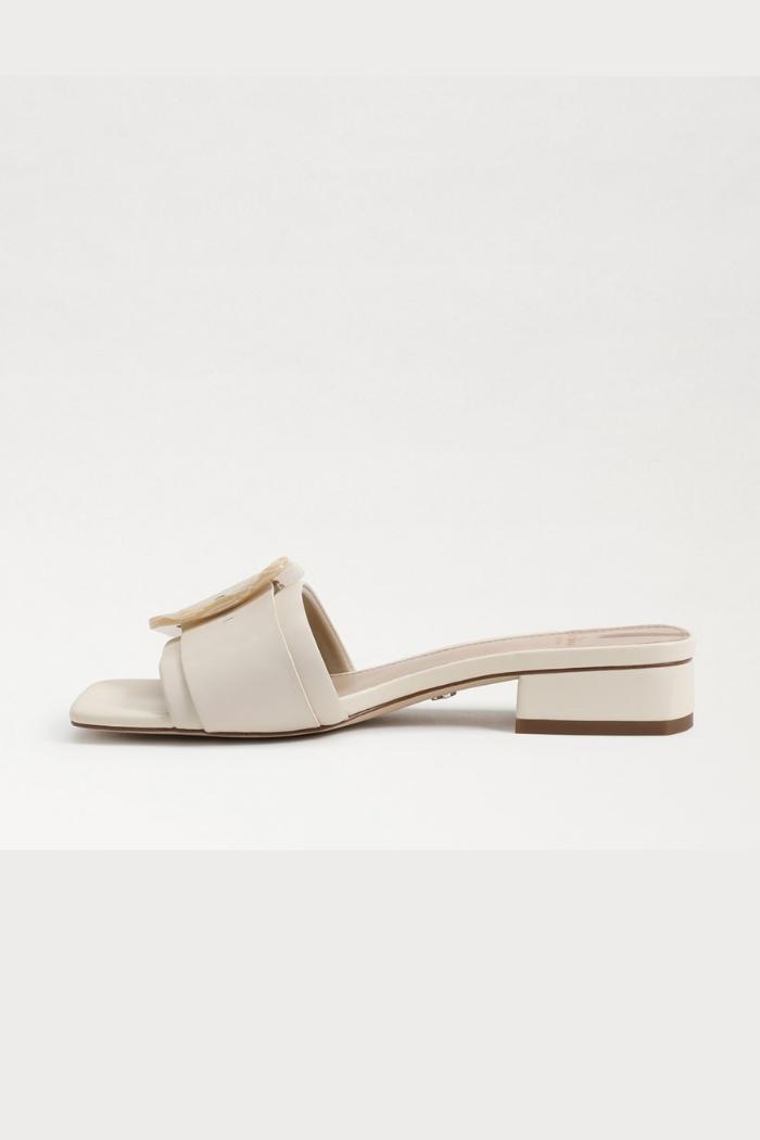 Deacon Slide Sandal - Ivory Leather Product Image