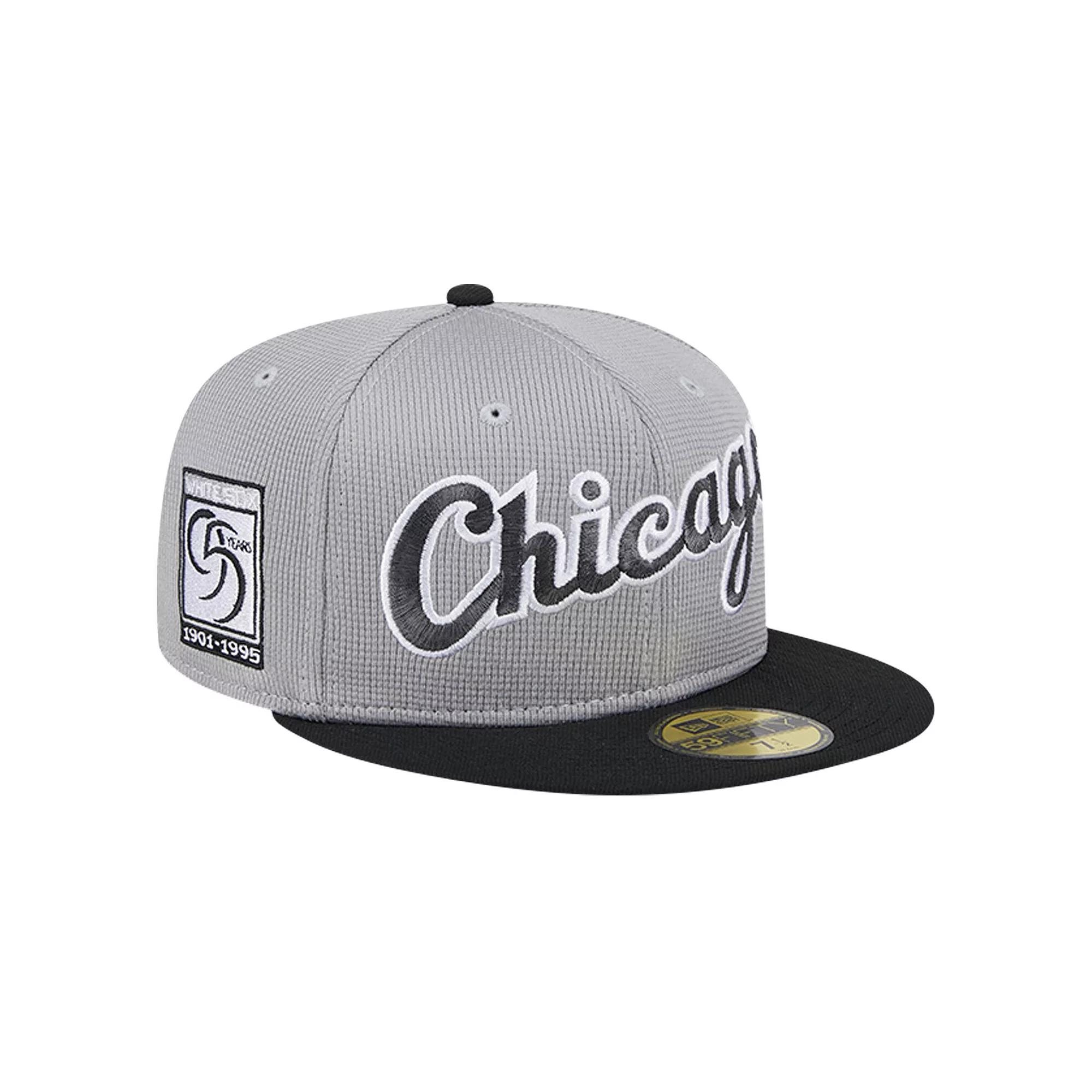 Men's New Era Gray Chicago White Sox Pivot Mesh 59FIFTY Fitted Hat,  Product Image