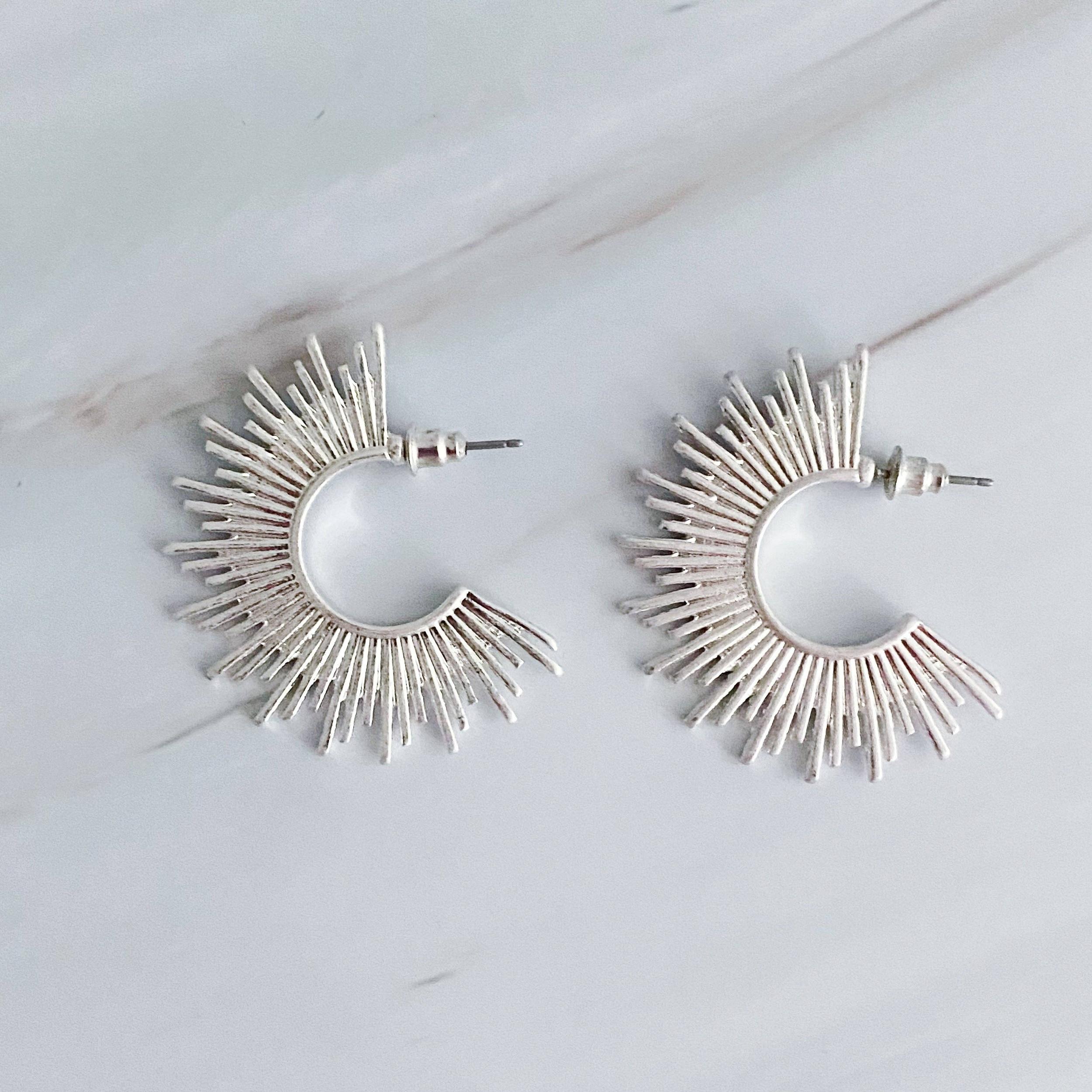 Pharaoh Half Hoop Earrings Product Image