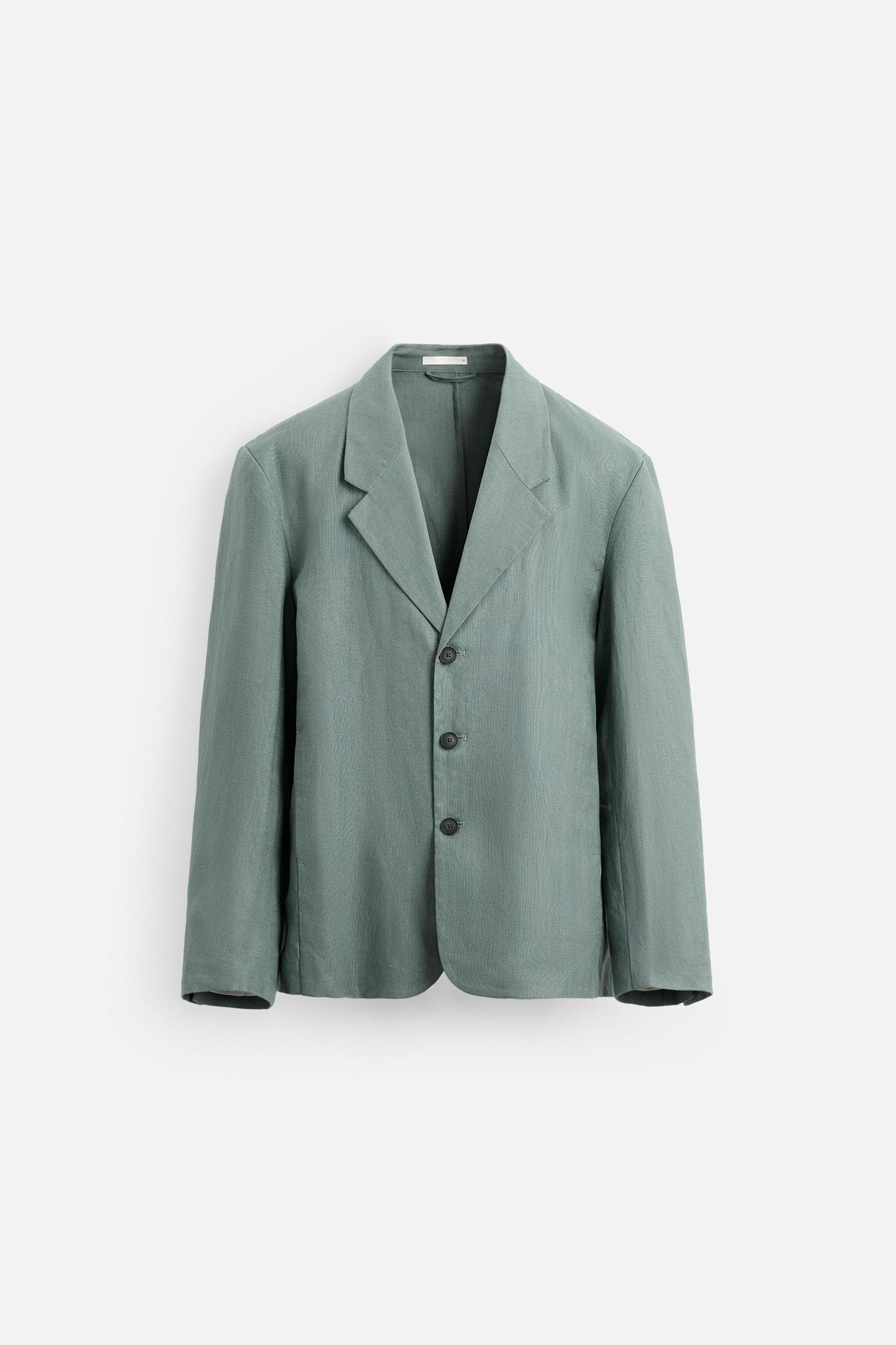 SUIT JACKET IN 100% LINEN Product Image
