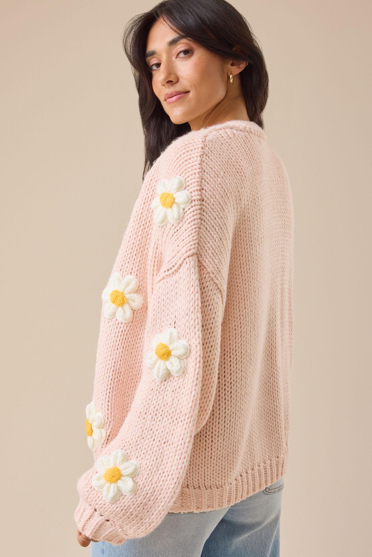 Daisie 3D Floral Cardigan Product Image