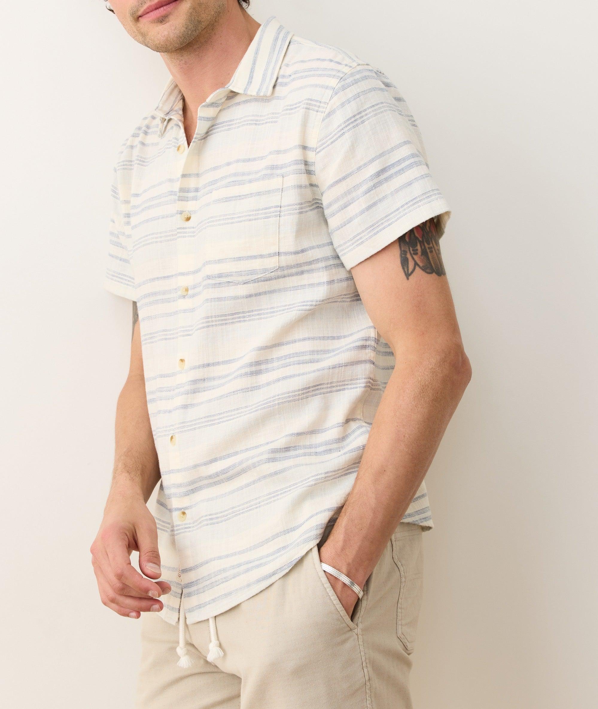 Stretch Selvage Short Sleeve Shirt Product Image
