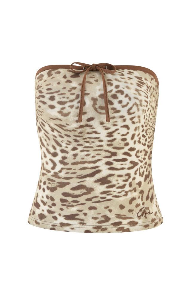 MICHELLE SKORT - NEUTRAL : LEOPARD LIMBO Product Image