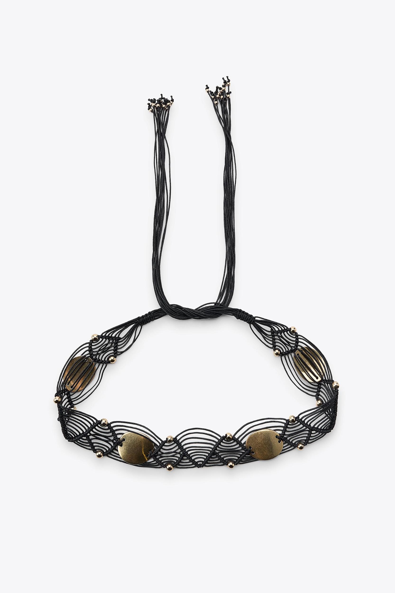 METAL PIECE CORD BELT Product Image