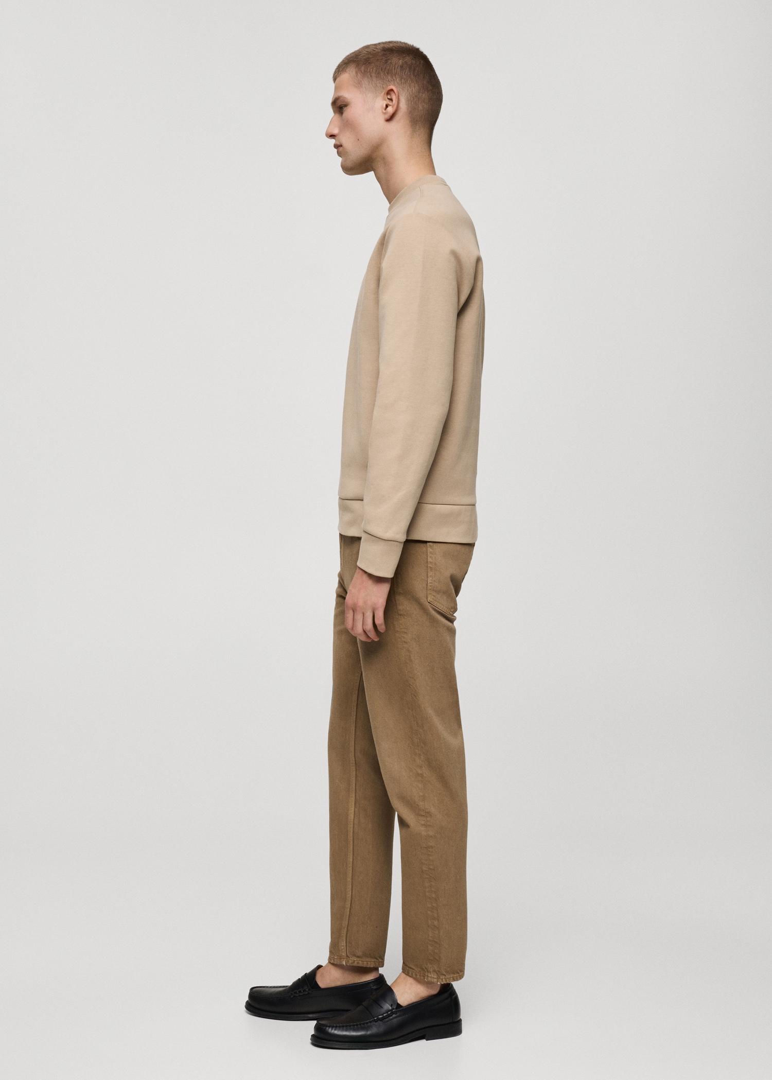 Ben tapered cropped jeans - Men | MANGO USA Product Image