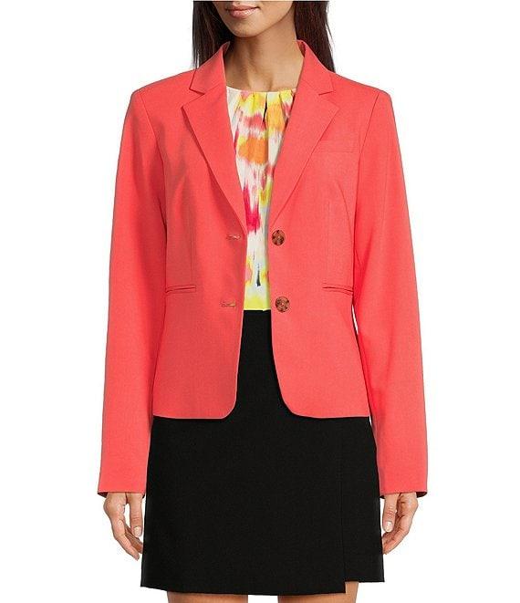 DKNY By Donna Karan Notch Lapel Two-Button Jacket Product Image
