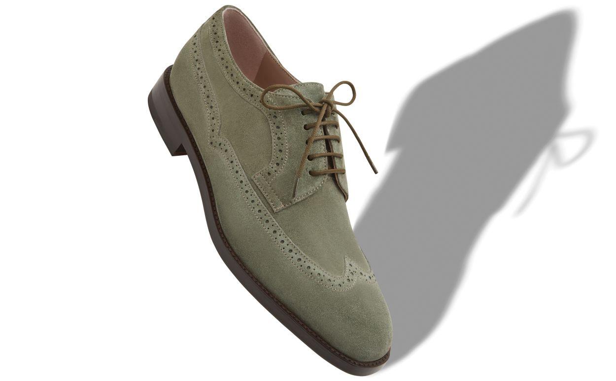 TAMARAK Khaki Suede Lace-Up Derbys Product Image