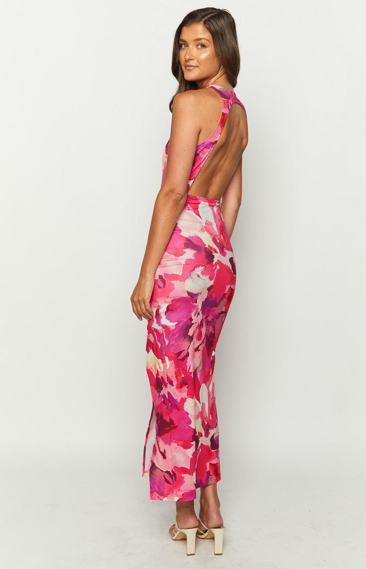 New News Pink Print Maxi Dress Baby Product Image