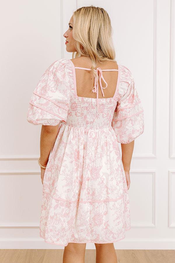 Romantic Cottage Floral Mini Dress Product Image