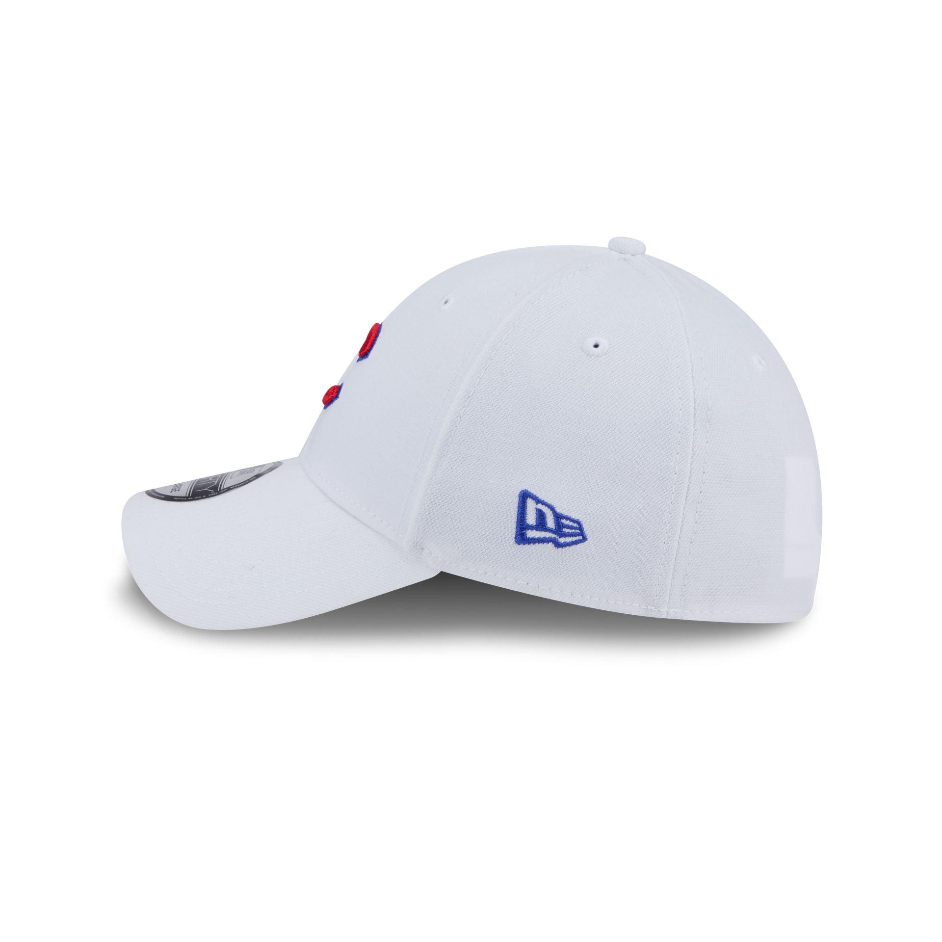 Chicago Cubs Optic White 39THIRTY Stretch Fit Hat Male Product Image