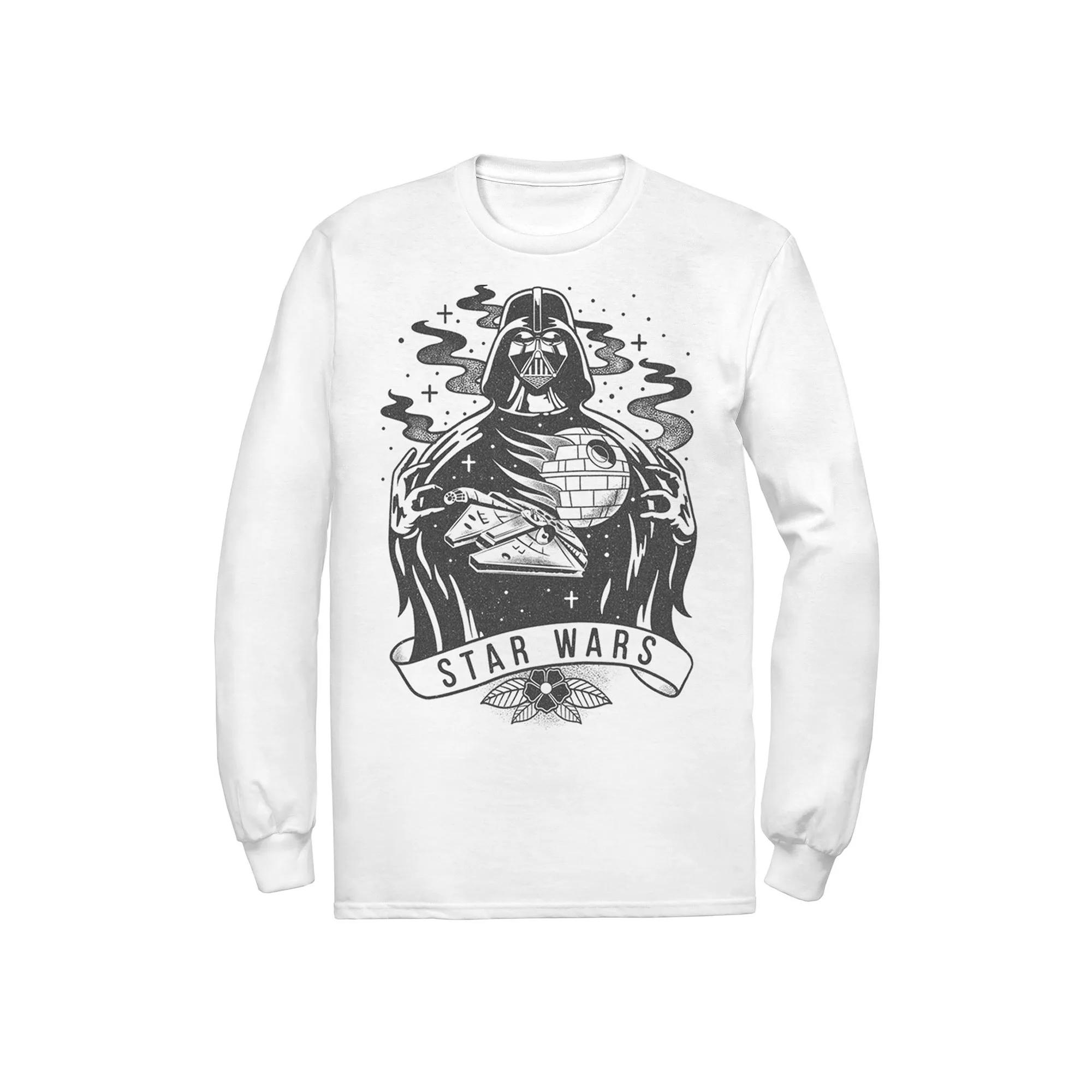 Men's Star Wars Darth Vader Tattoo Design Graphic Tee,  Product Image