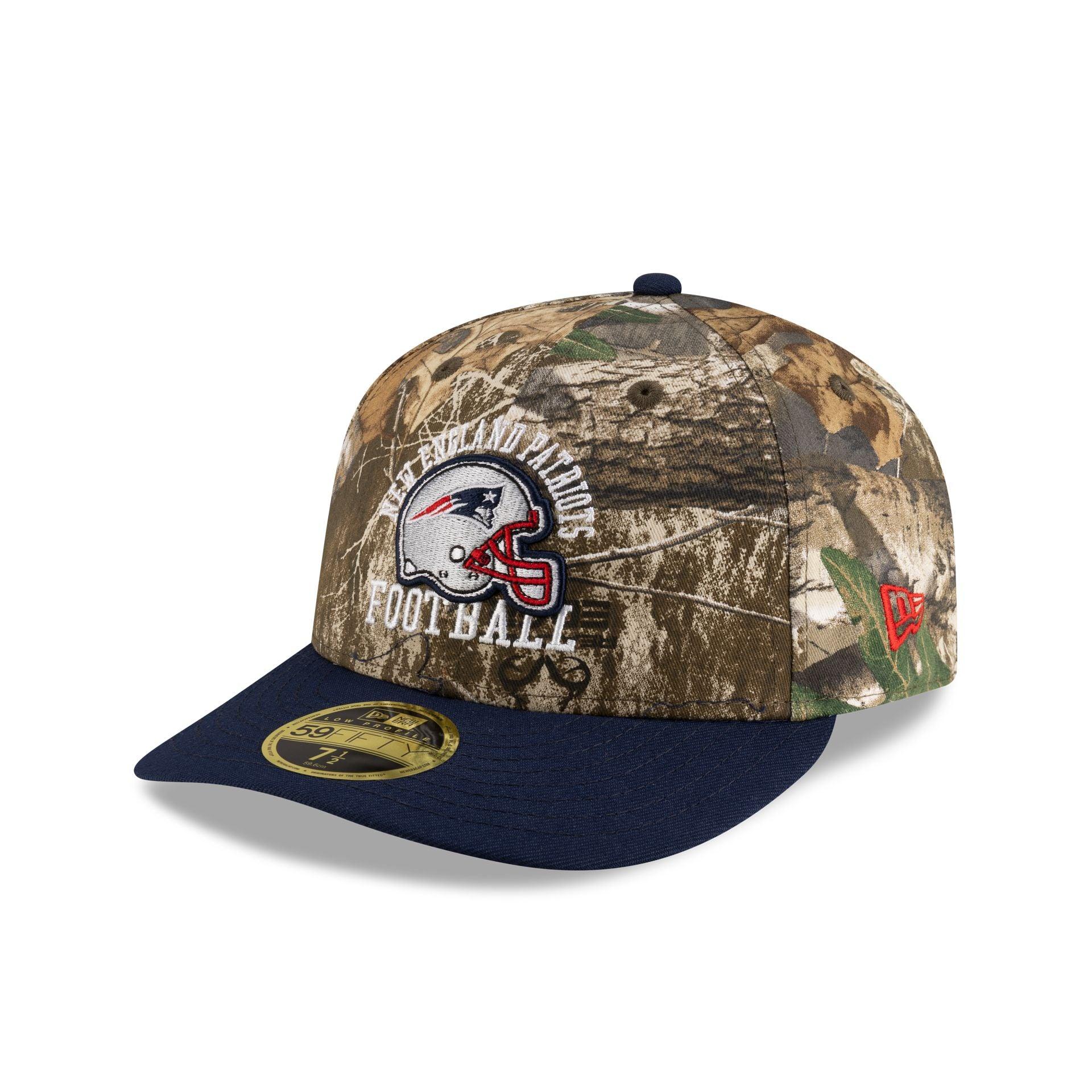 Just Caps Realtree New England Patriots Low Profile 59FIFTY Fitted Hat Male Product Image
