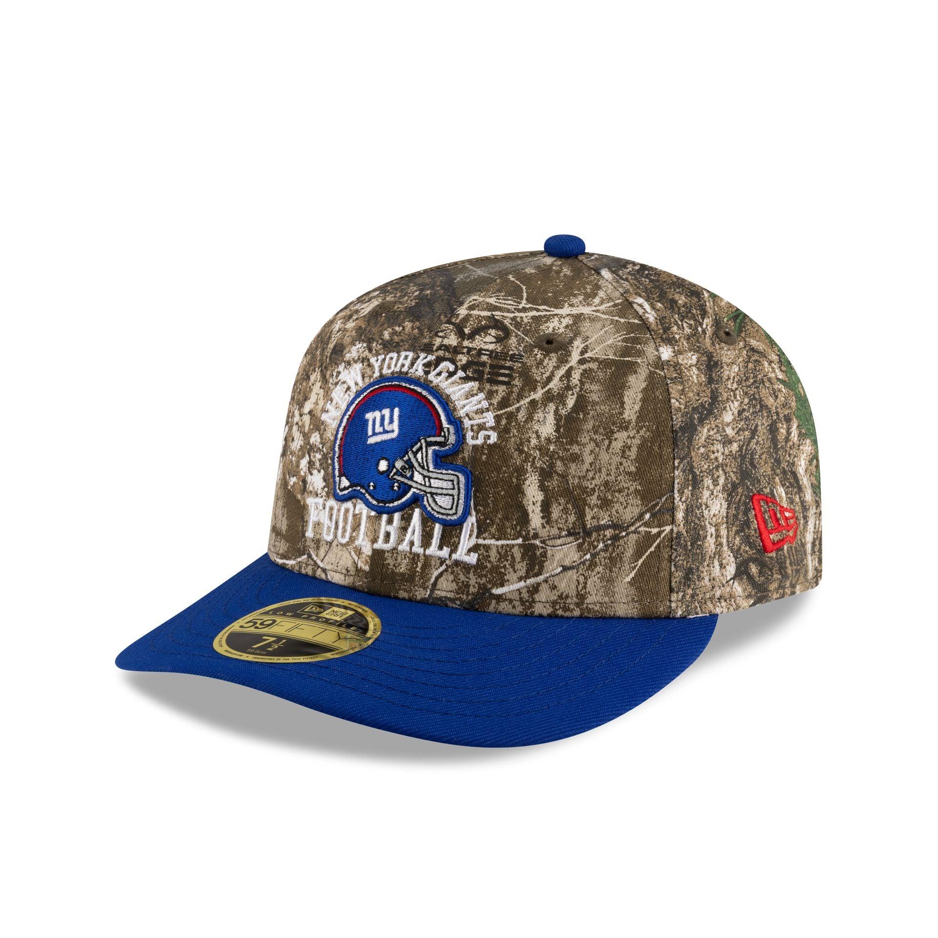 Just Caps Realtree New York Giants Low Profile 59FIFTY Fitted Hat Male Product Image