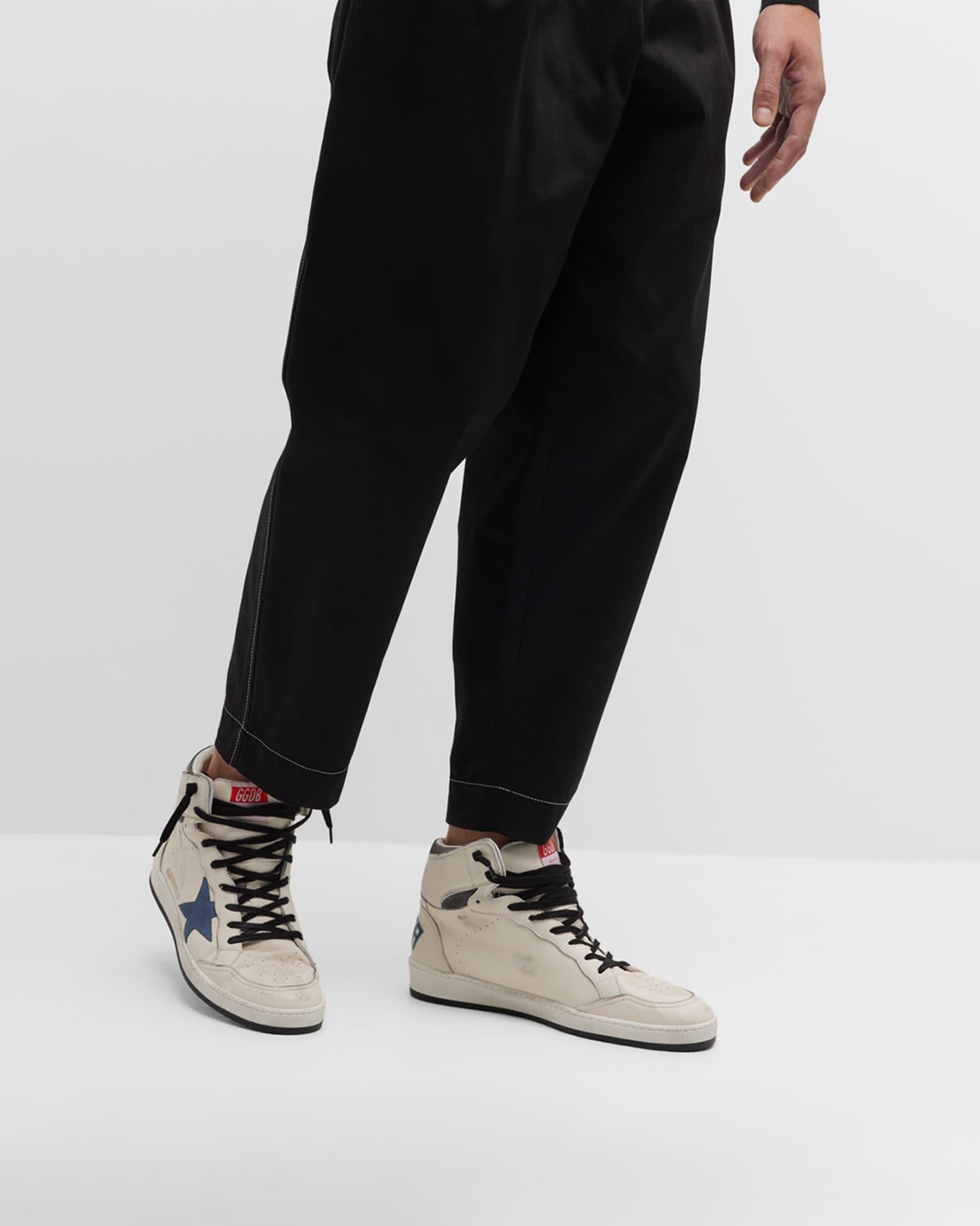 Men's Sky-Star Leather High Top Sneakers Product Image