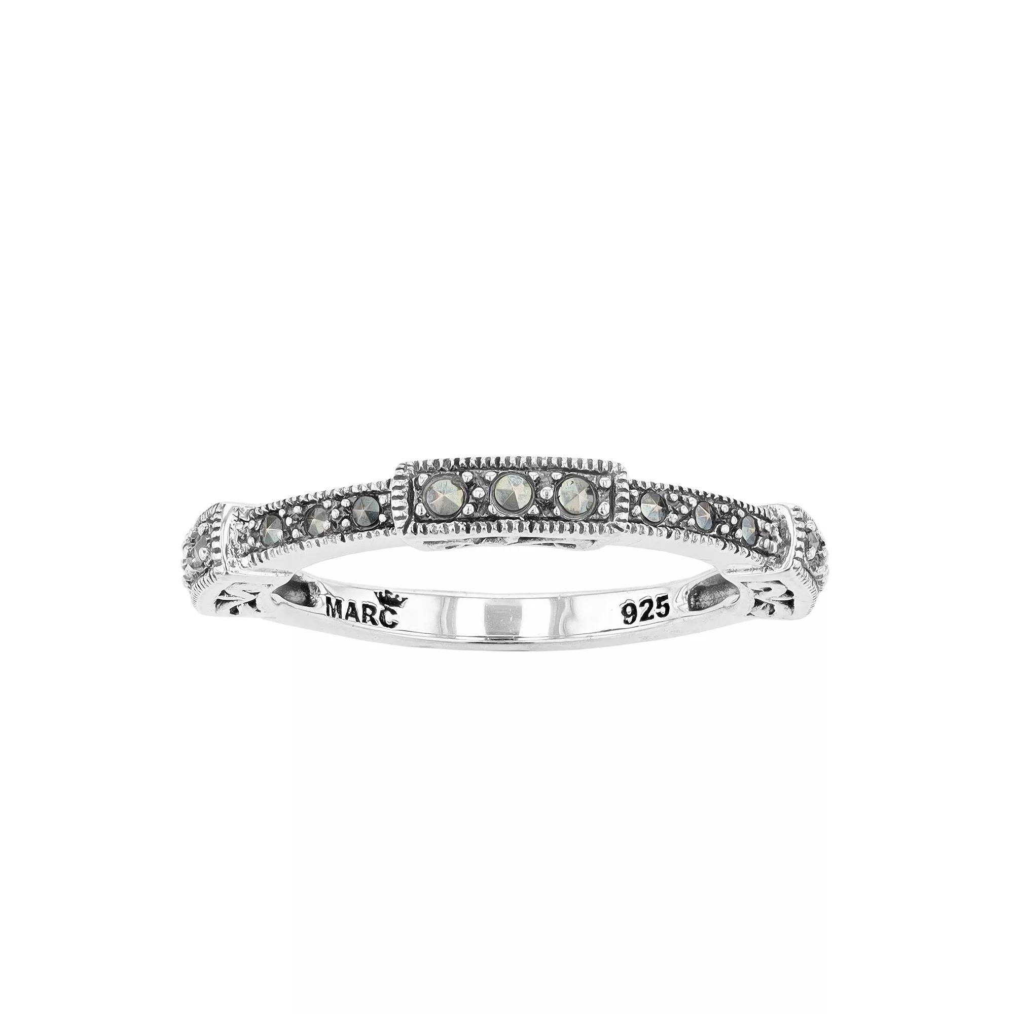 Lavish by TJM Sterling Silver Marcasite Band Ring, Women's,  Product Image