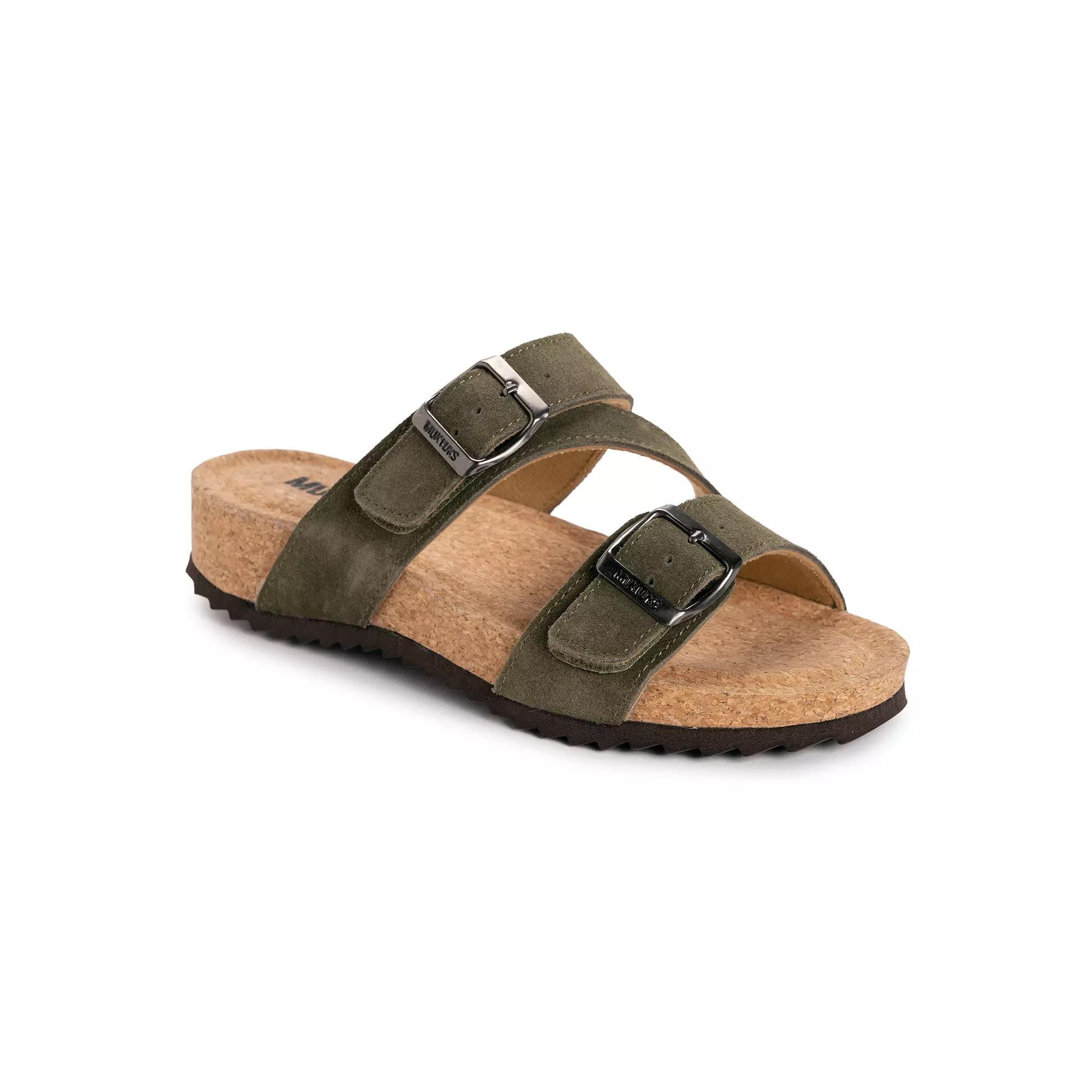 MUK LUKS Poppy Women's Suede Slide Sandals,  Product Image