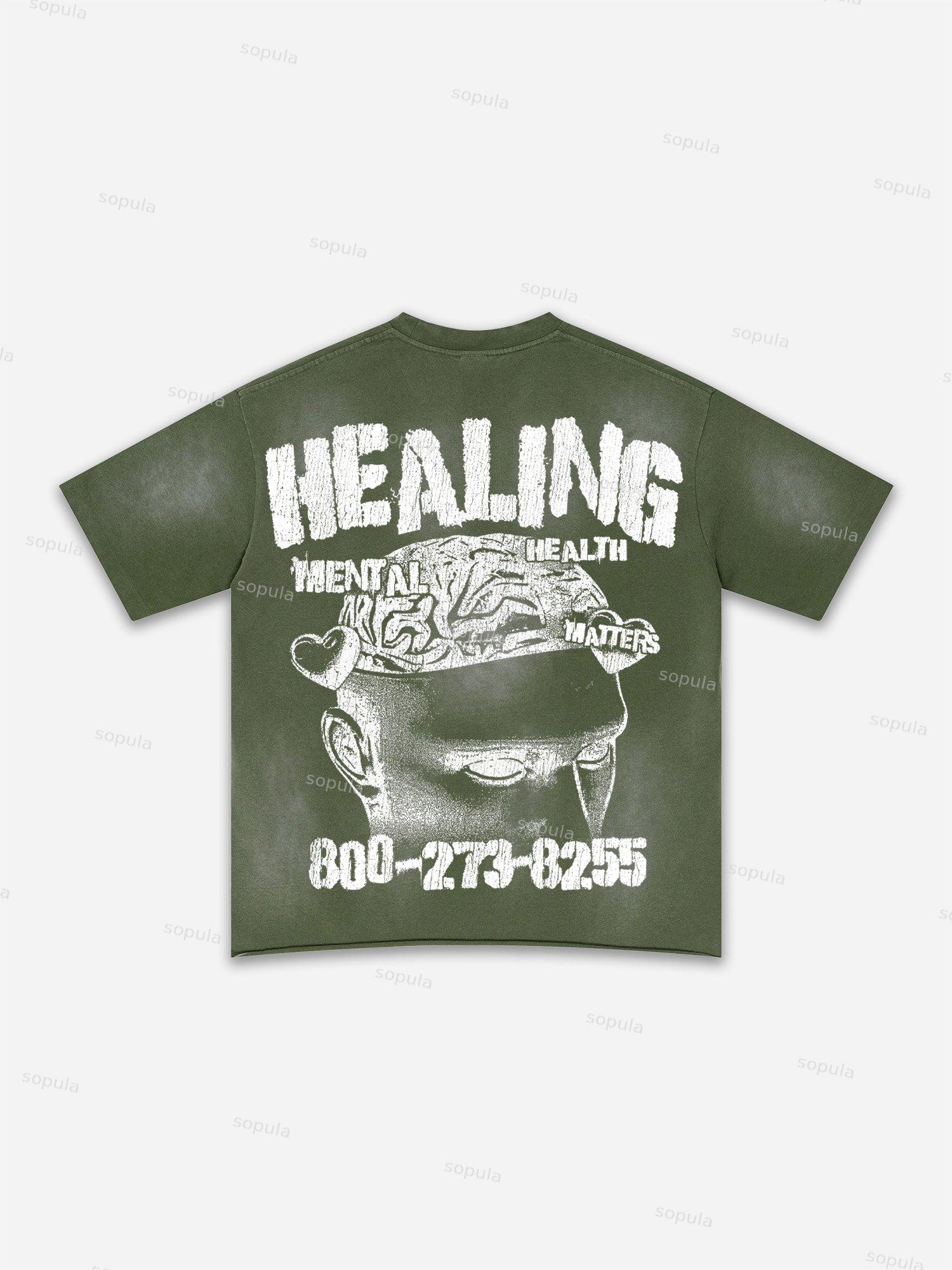 Basketball Dreams Boys Print Washed T-shirt Product Image