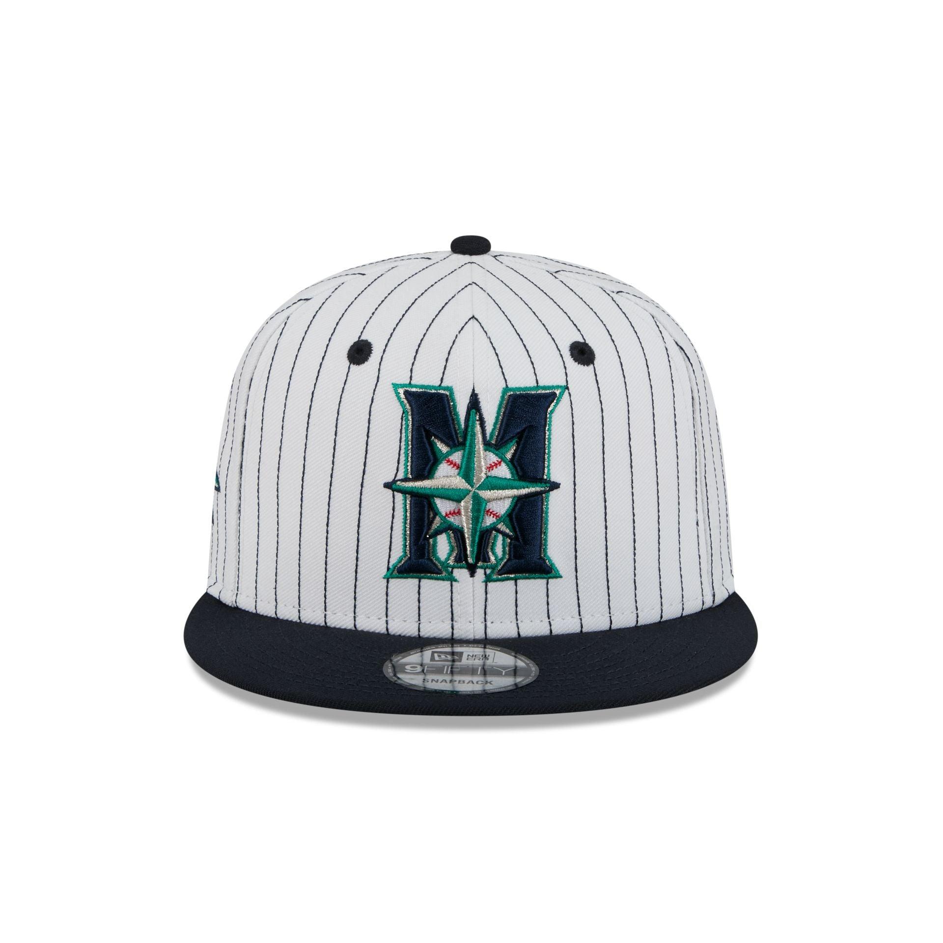 Seattle Mariners Deceptor Pinstripe 9FIFTY Snapback Hat Male Product Image