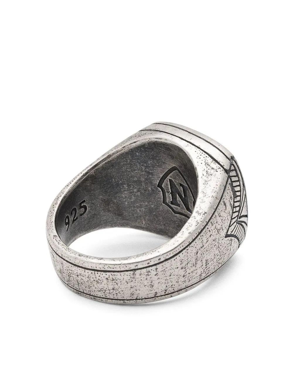 Genuine Turquoise Signet ring  Product Image