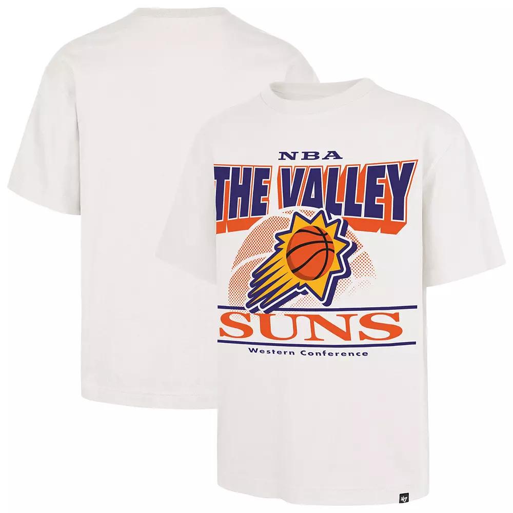 Men's '47 White Phoenix Suns City Edition Shifty Foundation T-Shirt,  Product Image