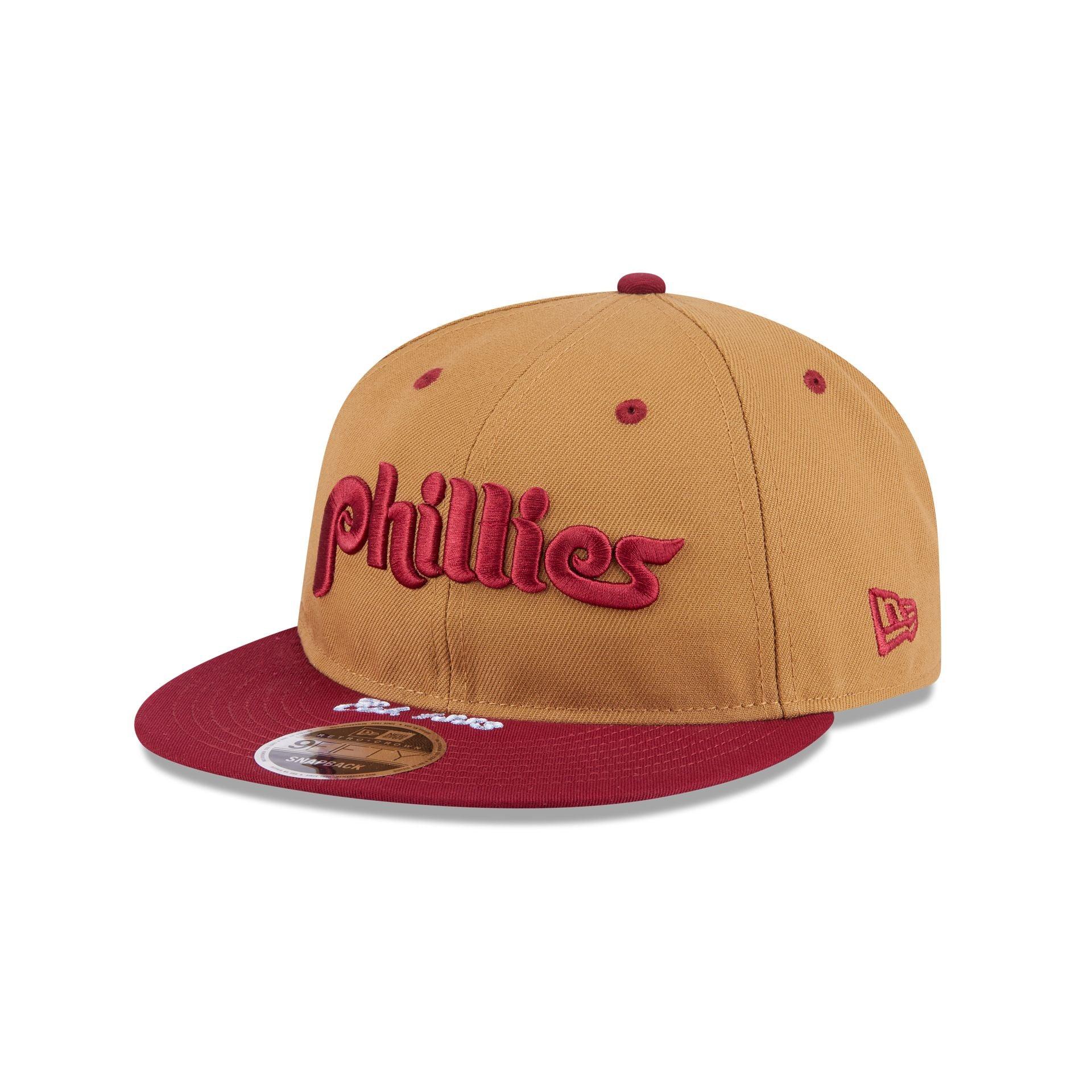 Philadelphia Phillies Wheat Retro Crown 9FIFTY Snapback Hat Male Product Image